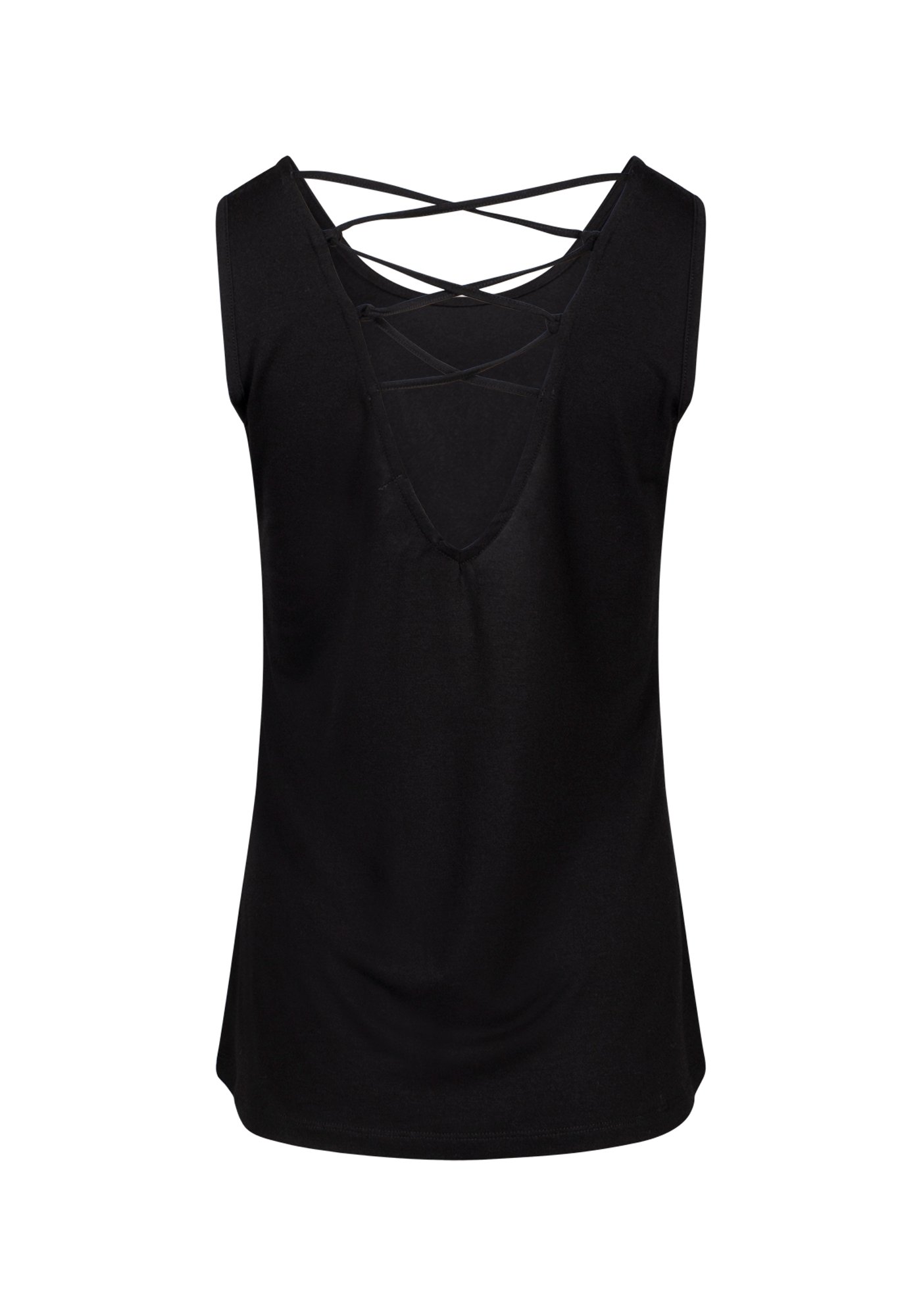 Women's Camping Hair Cage Back Tank