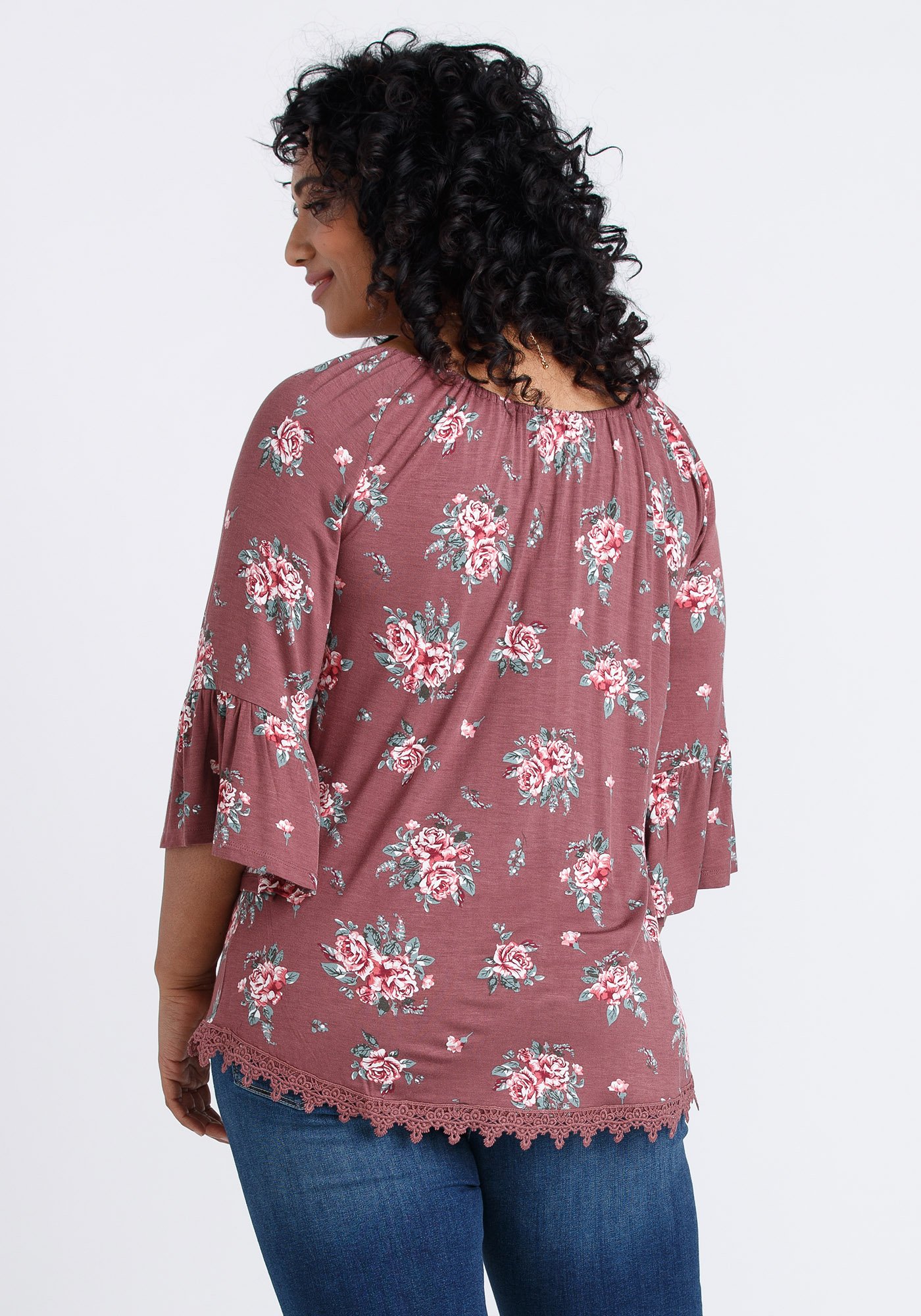 Women's Bell Sleeve Top