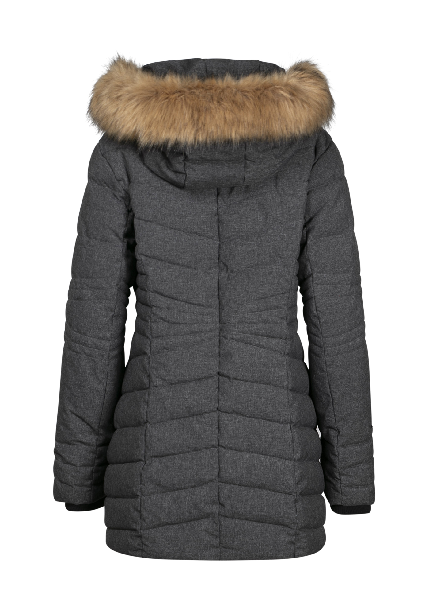 Women's Quilted Parka with Fooler