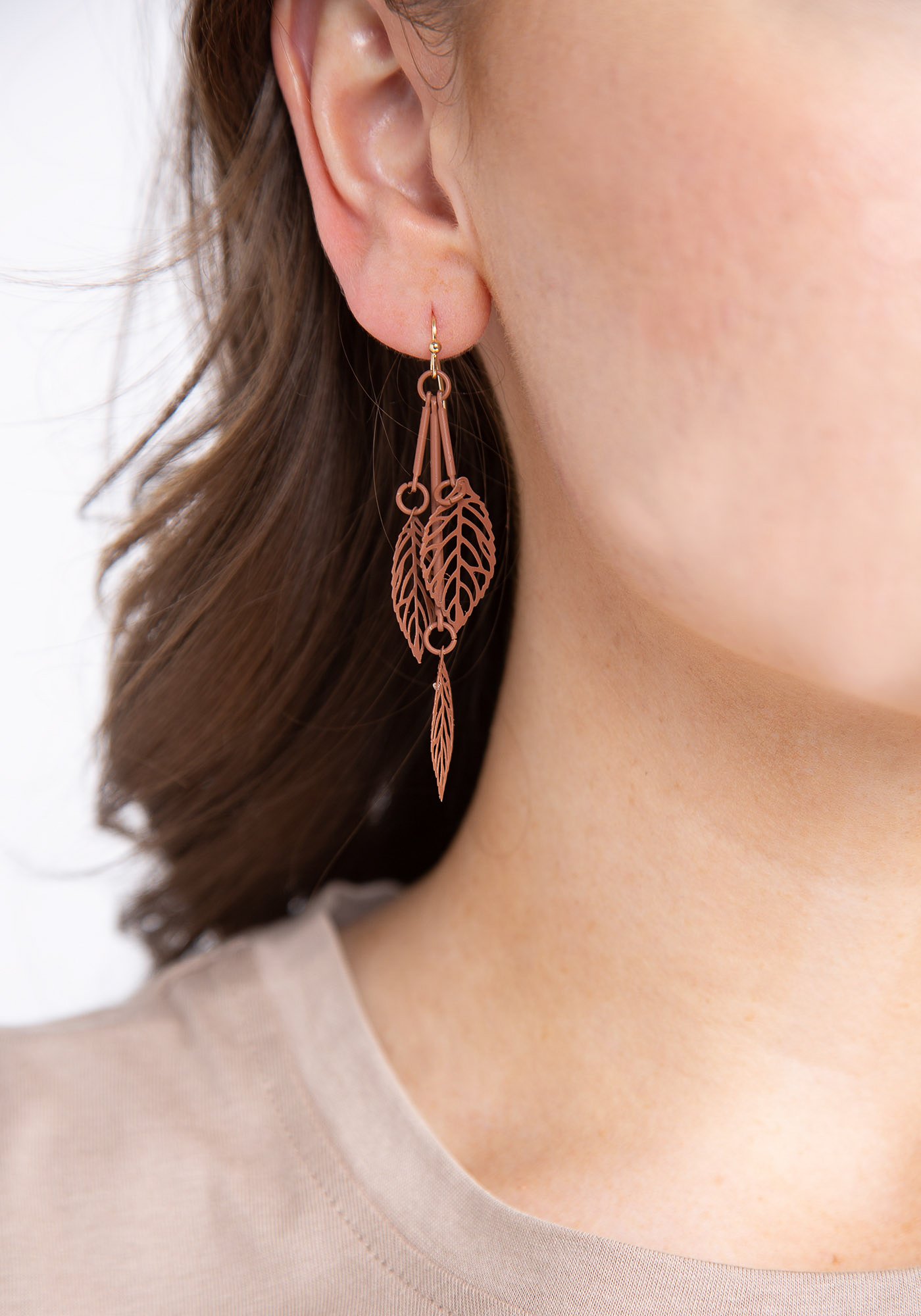 Women's Leaf Drop Earrings