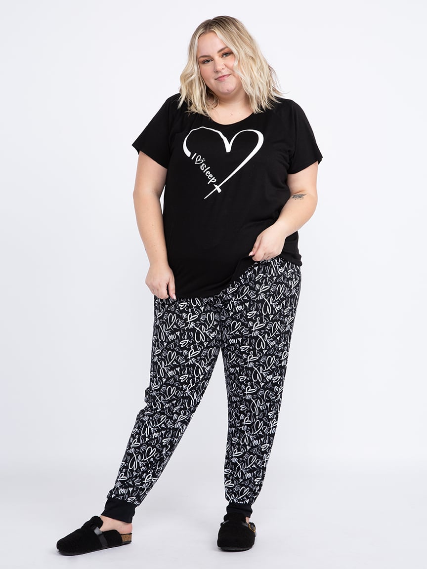 Women's Heart Sleep Jogger