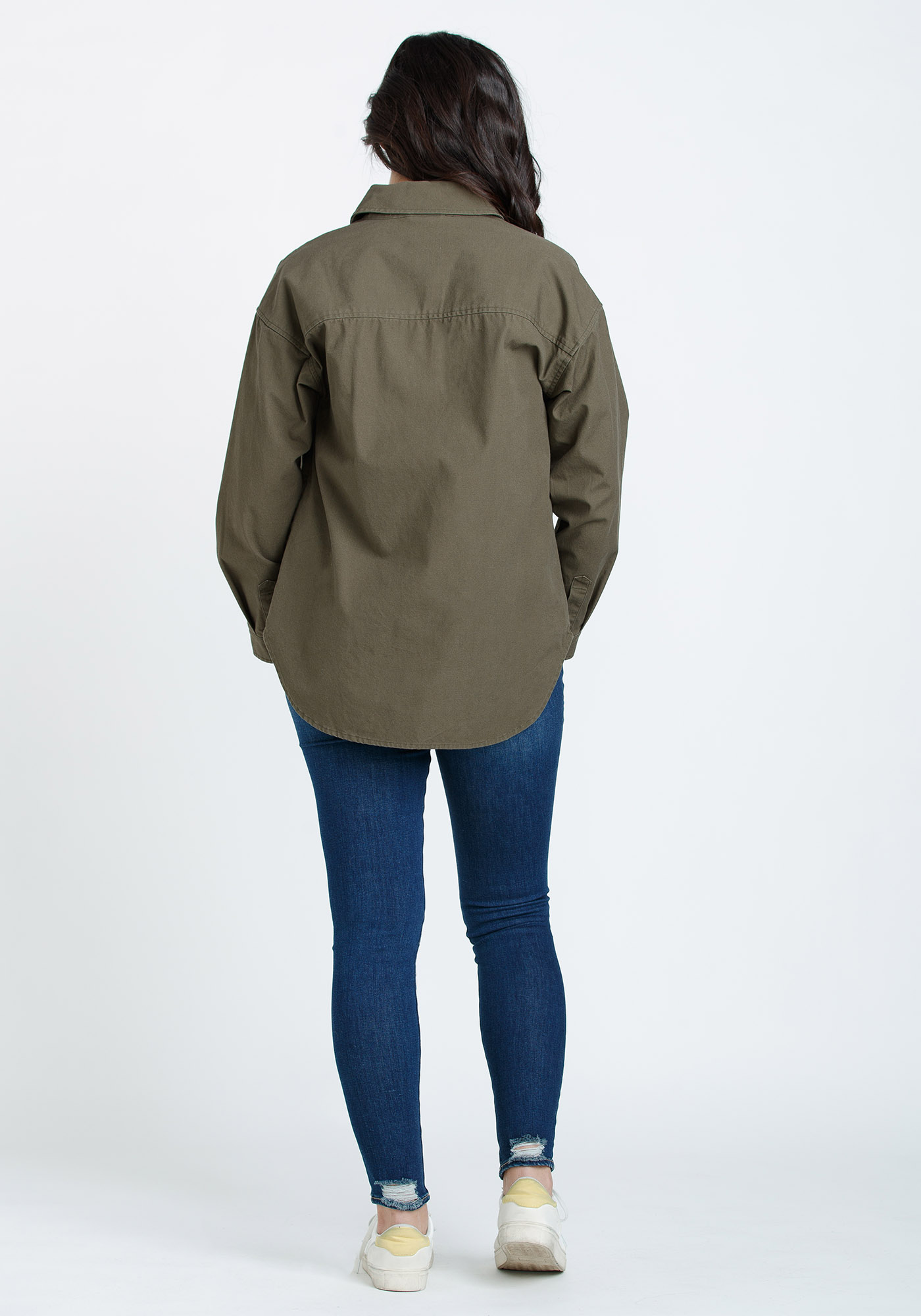 Women's Canvas Shacket