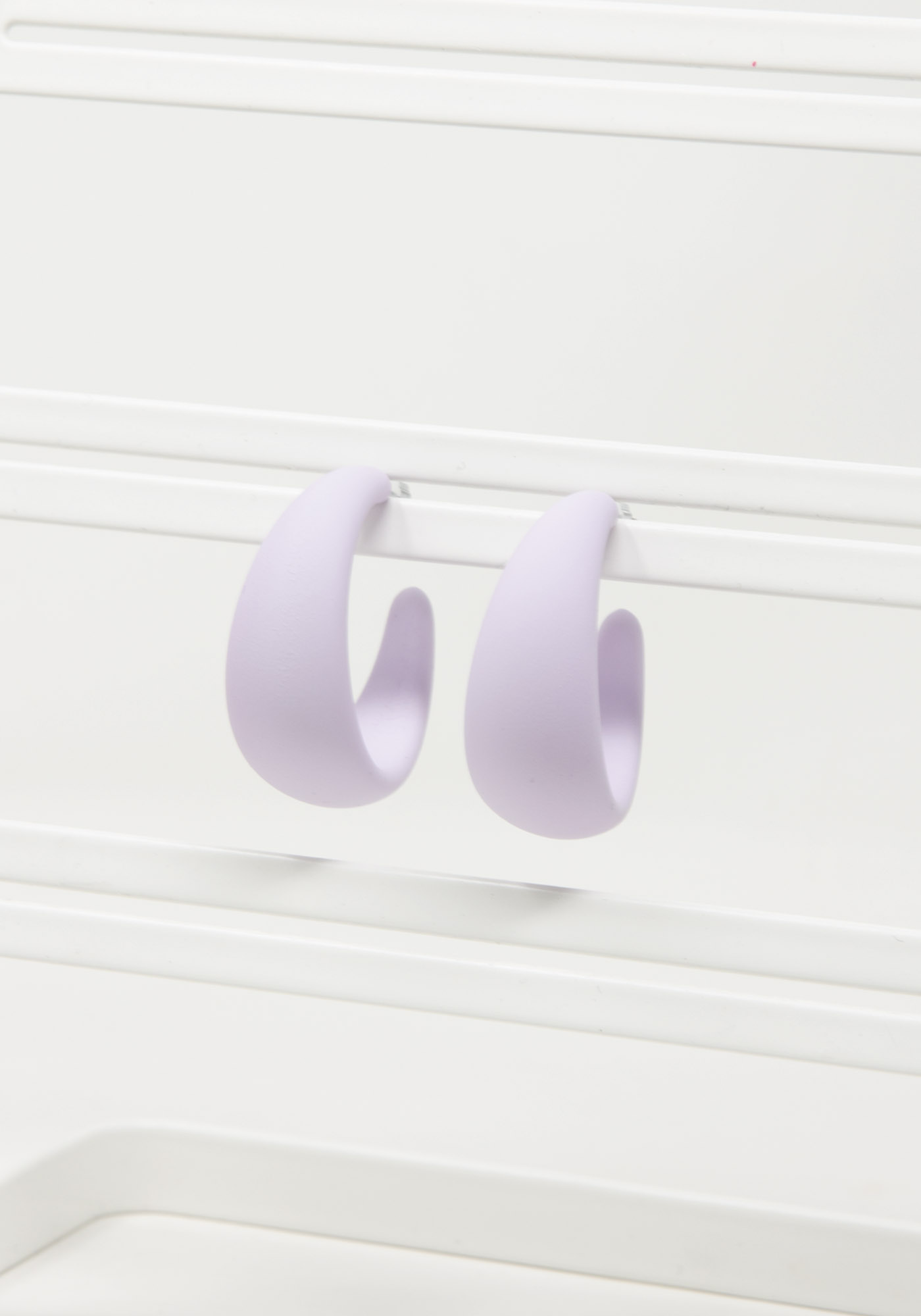 Women's Matte Lilac Hoops