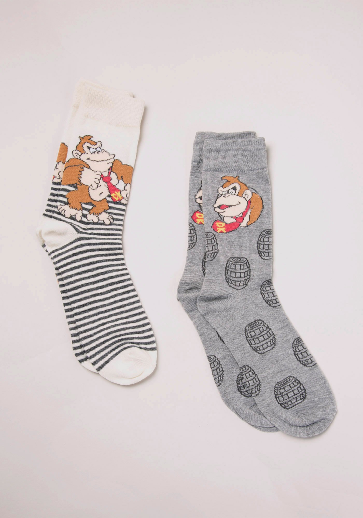 2Pk Donkey Kong Pinstripe Crew