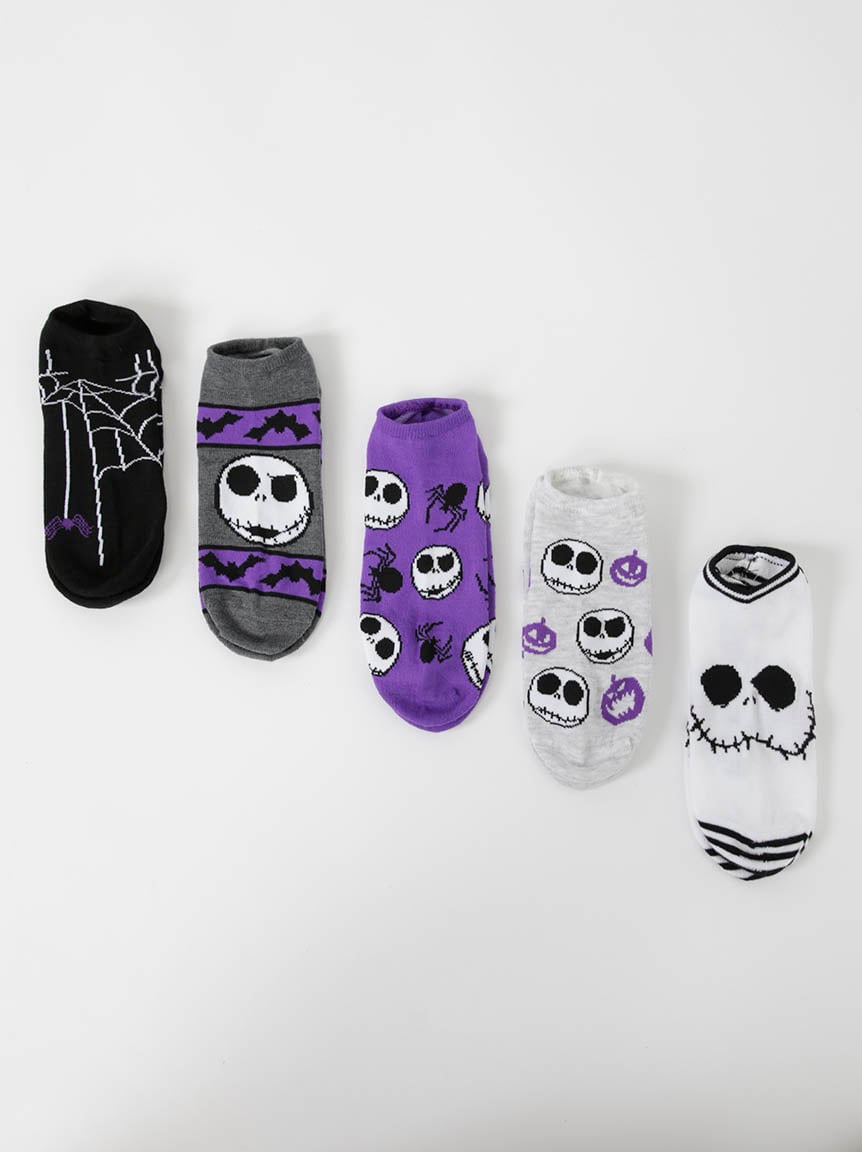 Women's Nightmare Before Christmas Halloween No Show Socks