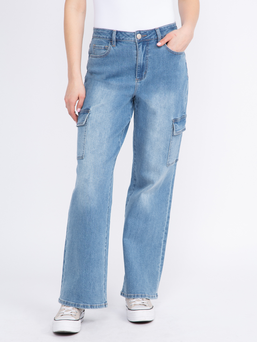 Women's High Rise 90's Loose Cargo Jeans