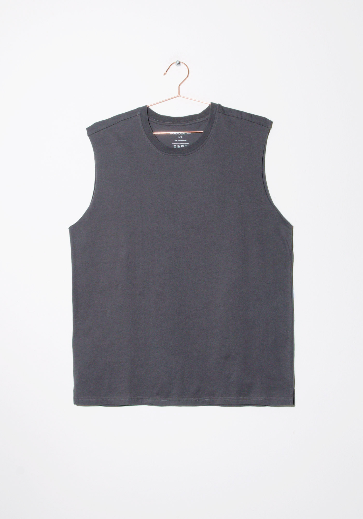 Men's Solid Sleeveless