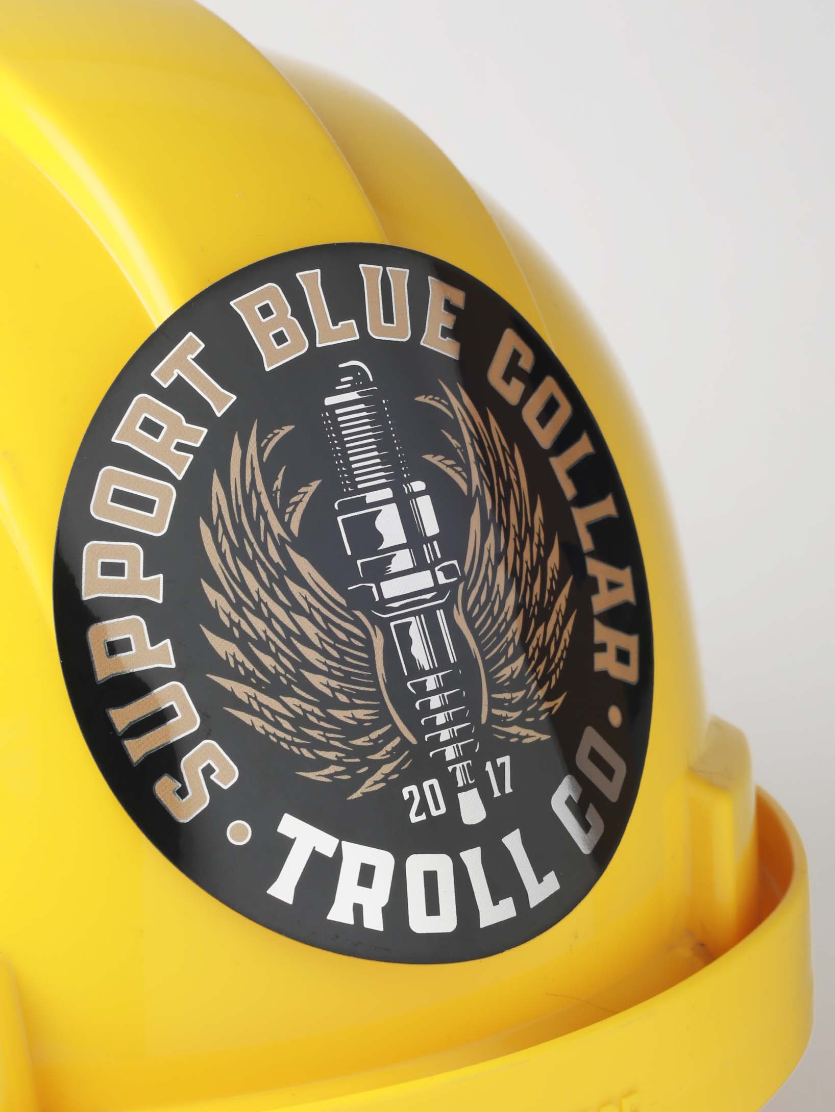 Support Blue Collar Sparky Sticker