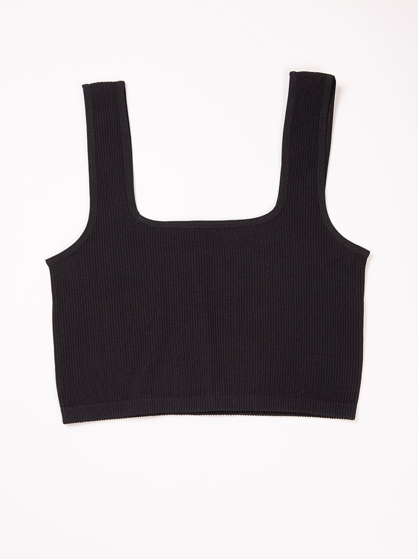 Women's Rib Knit Tank Bralette