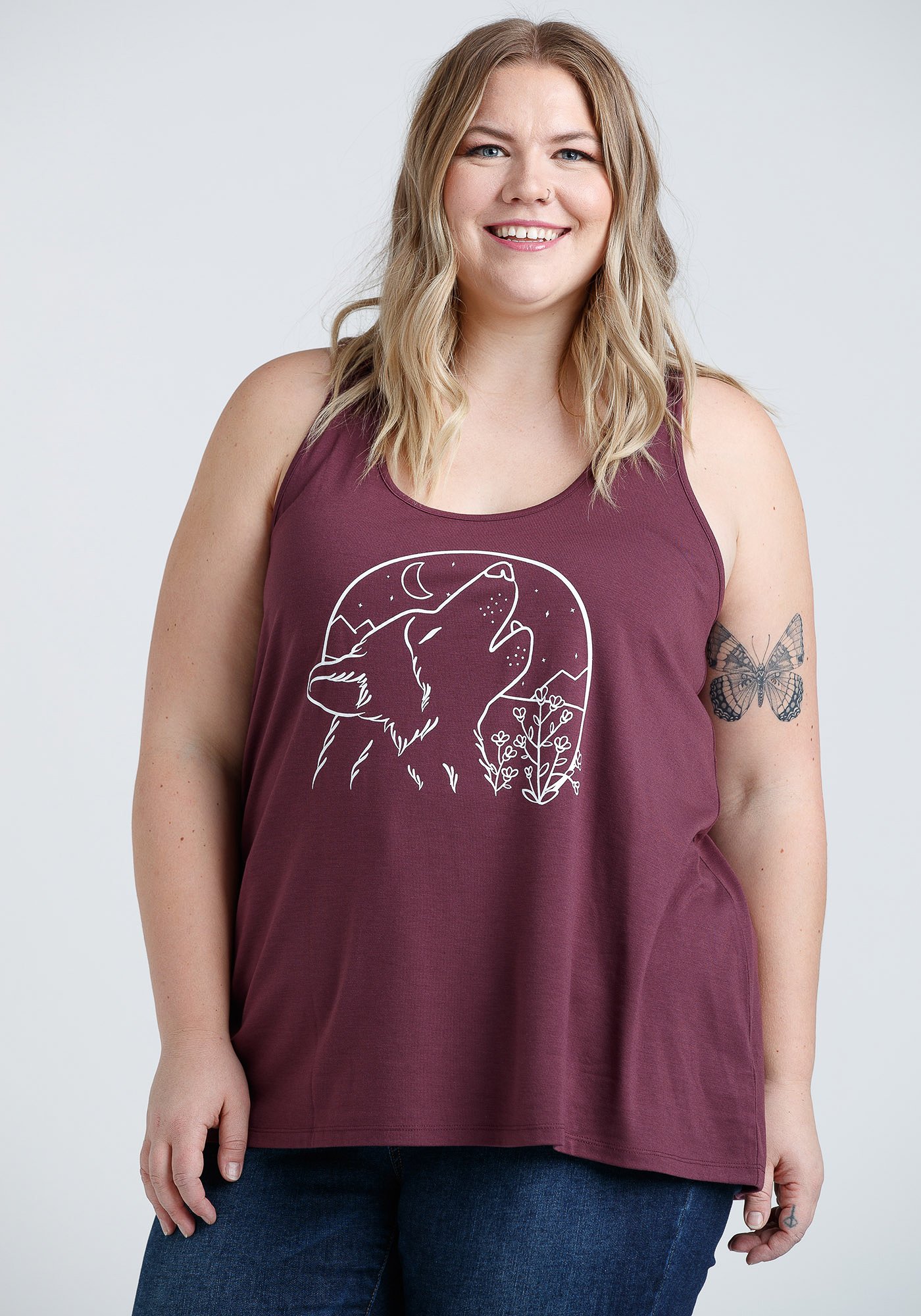 Women's Wolf Racerback Tank