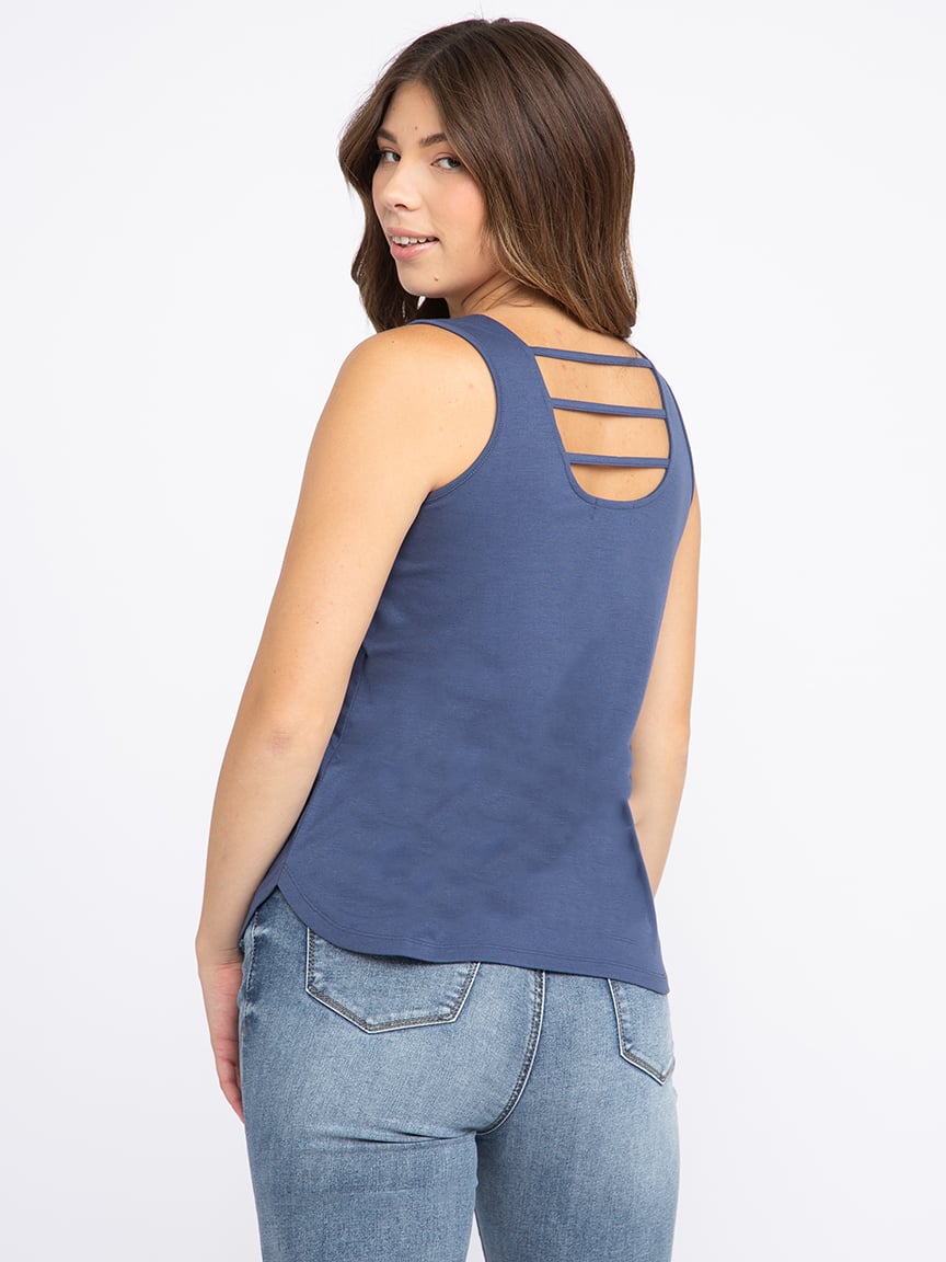 Women's Butterfly Ladder Back Tank