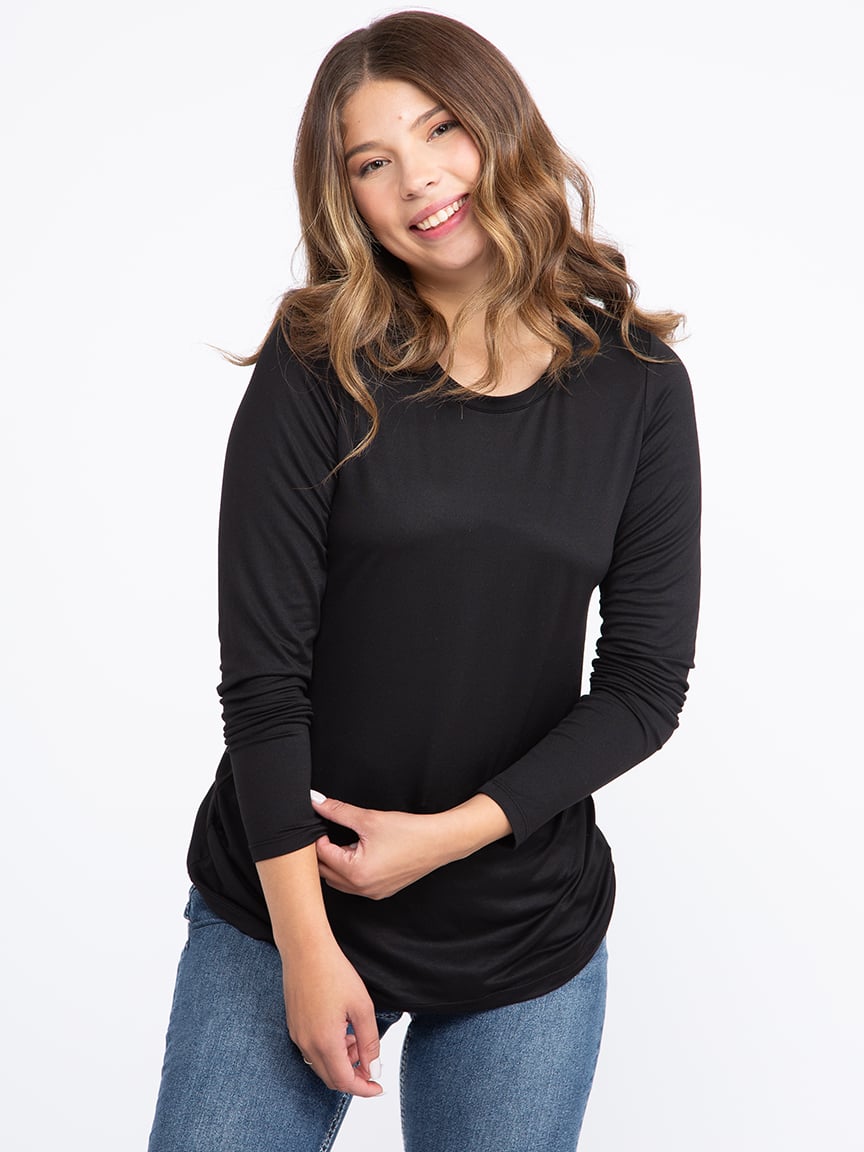 Women's Crew Neck Long Sleeve Tee