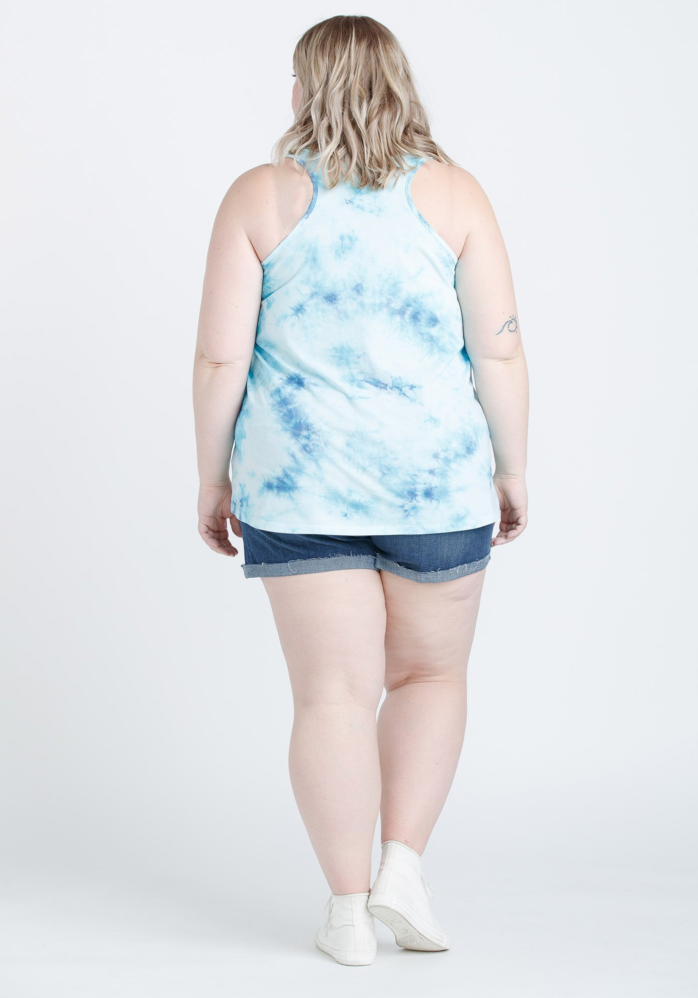 Women's Kinda Care Tie Dye Tank