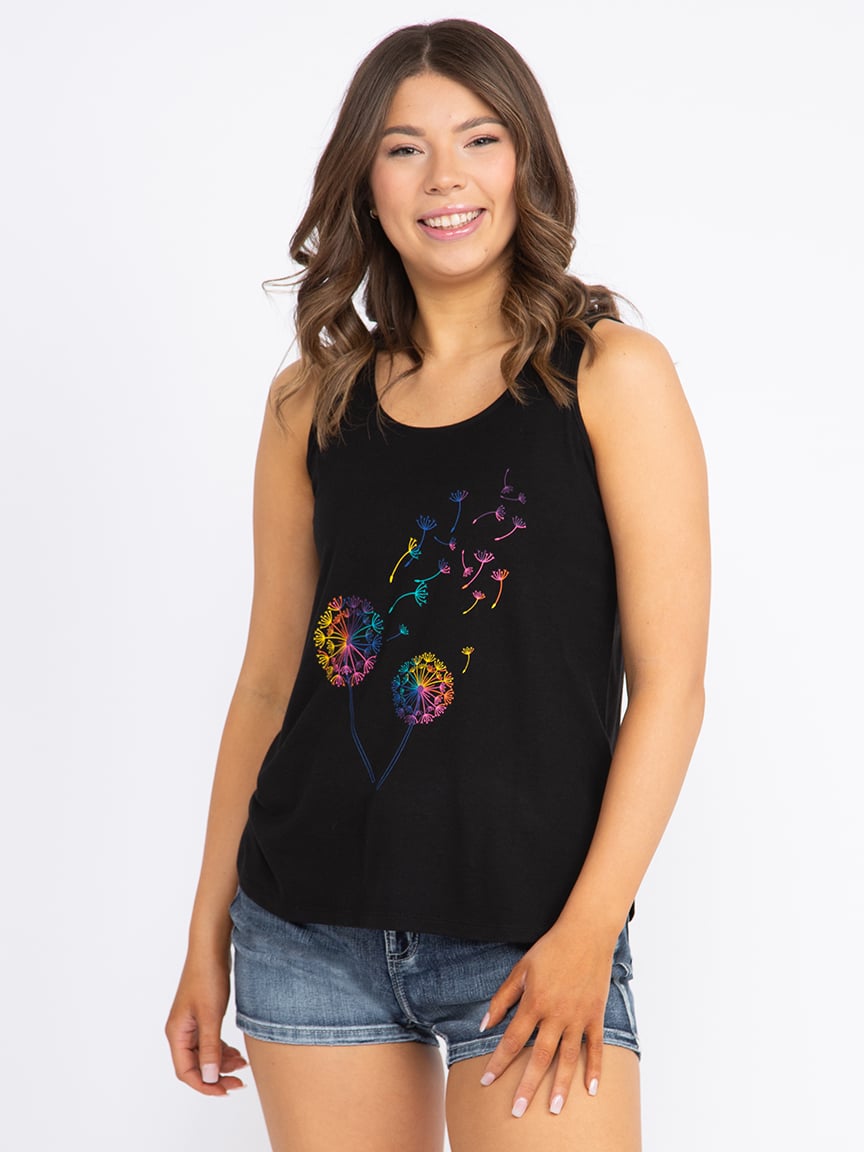 Women's Dandelion Ladderback Tank