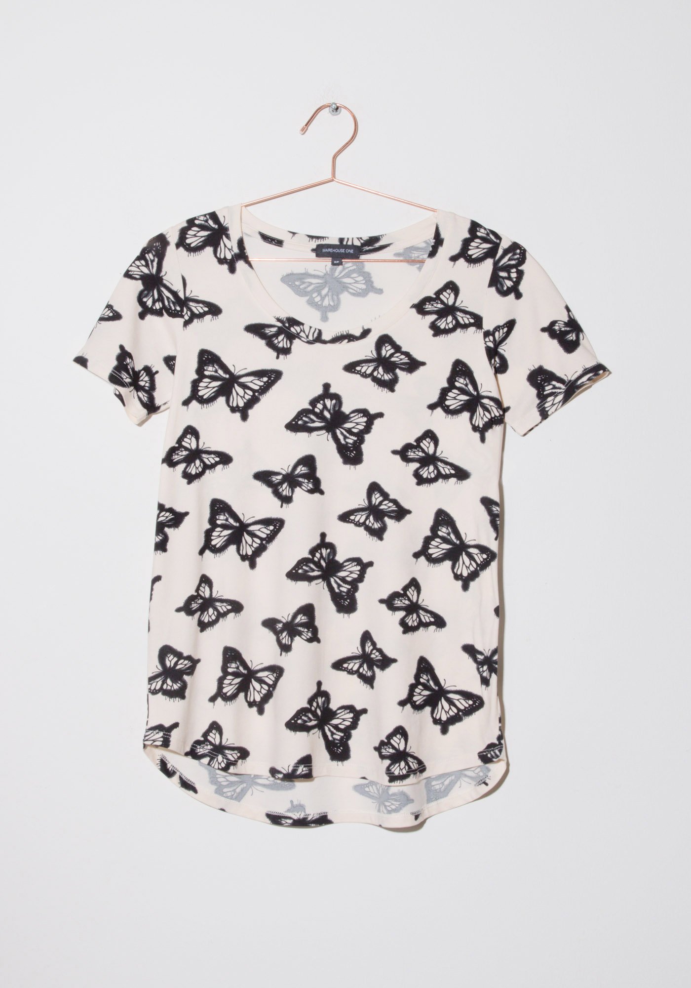 Women's Butterfly Scoop Neck Tee