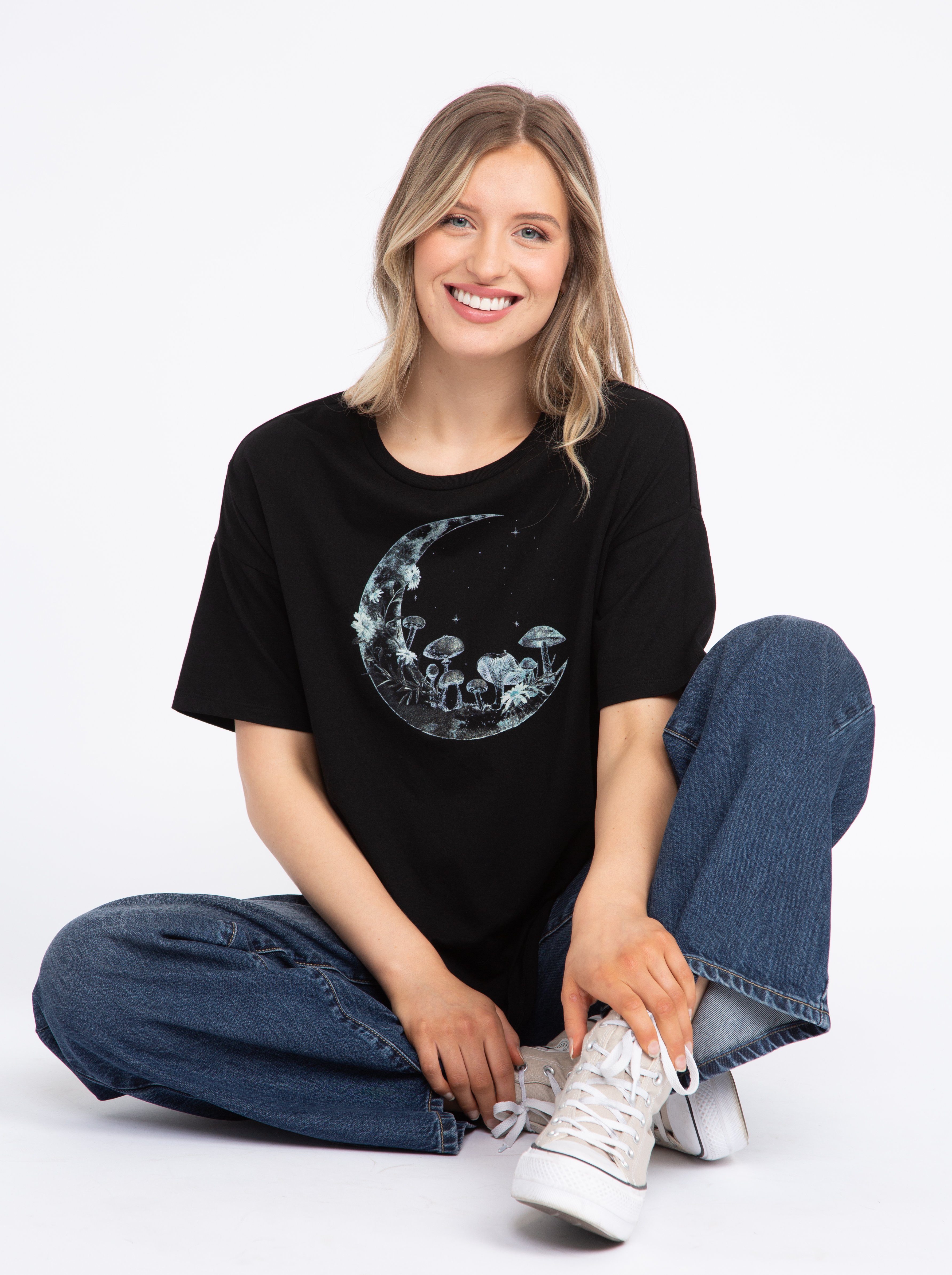 Women's Moon Oversized Tee