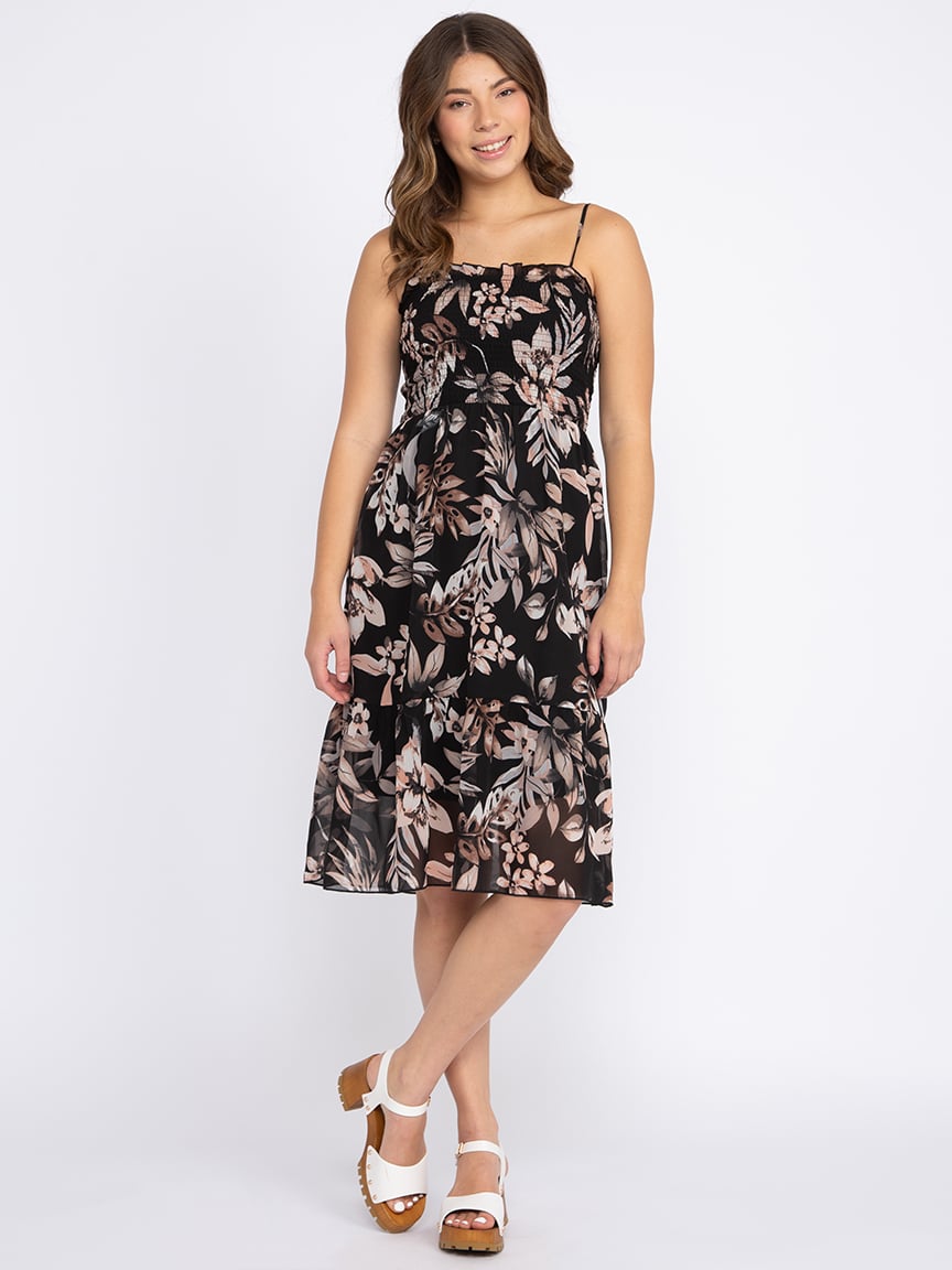 Women's Tropical Midi Dress