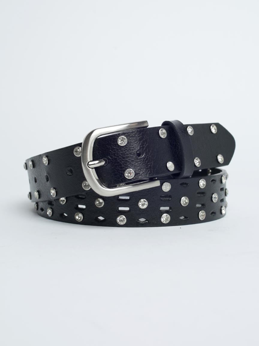 Women's Jewel Stud Cut Out Belt