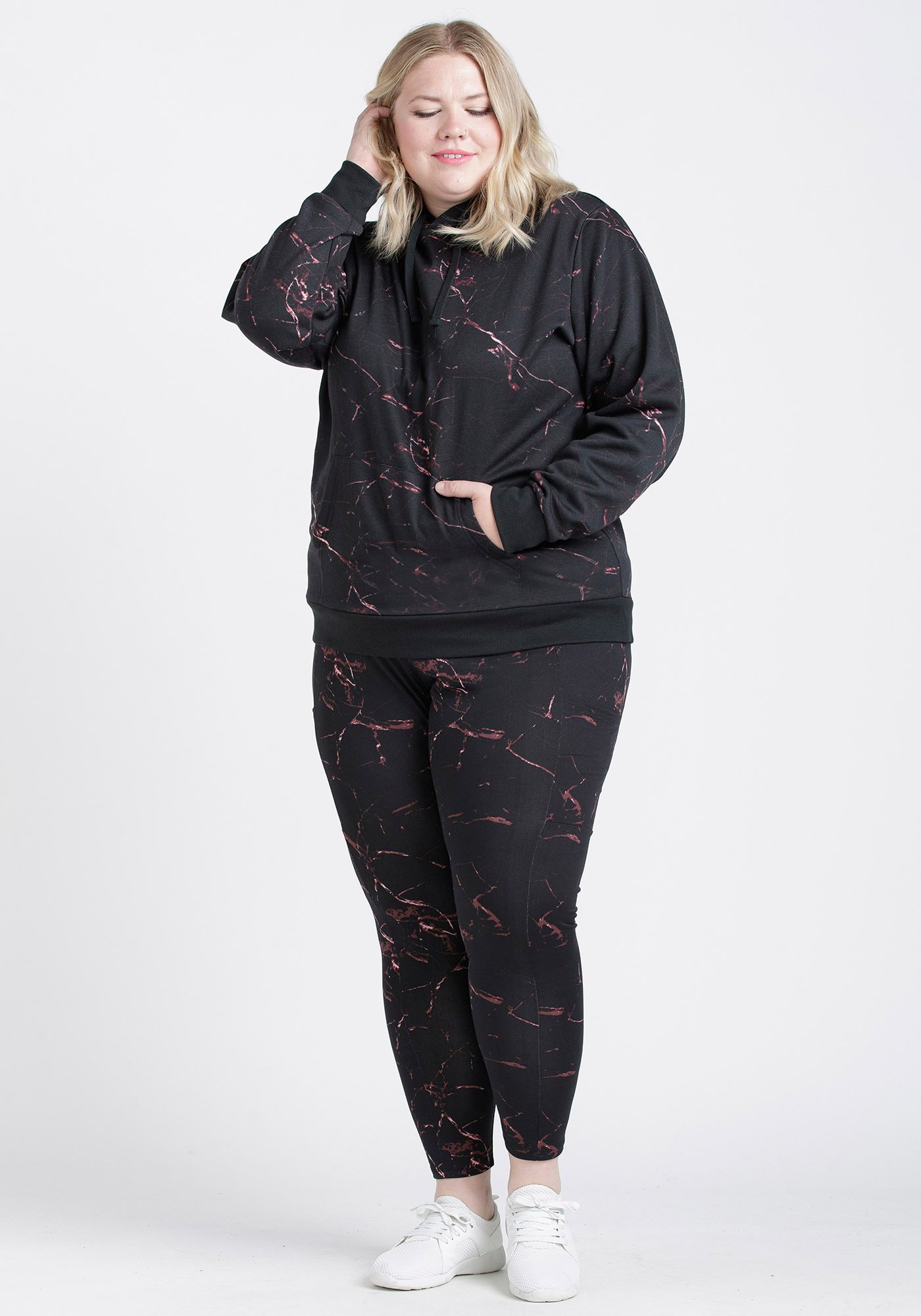 Women's Splatter Print Hoodie