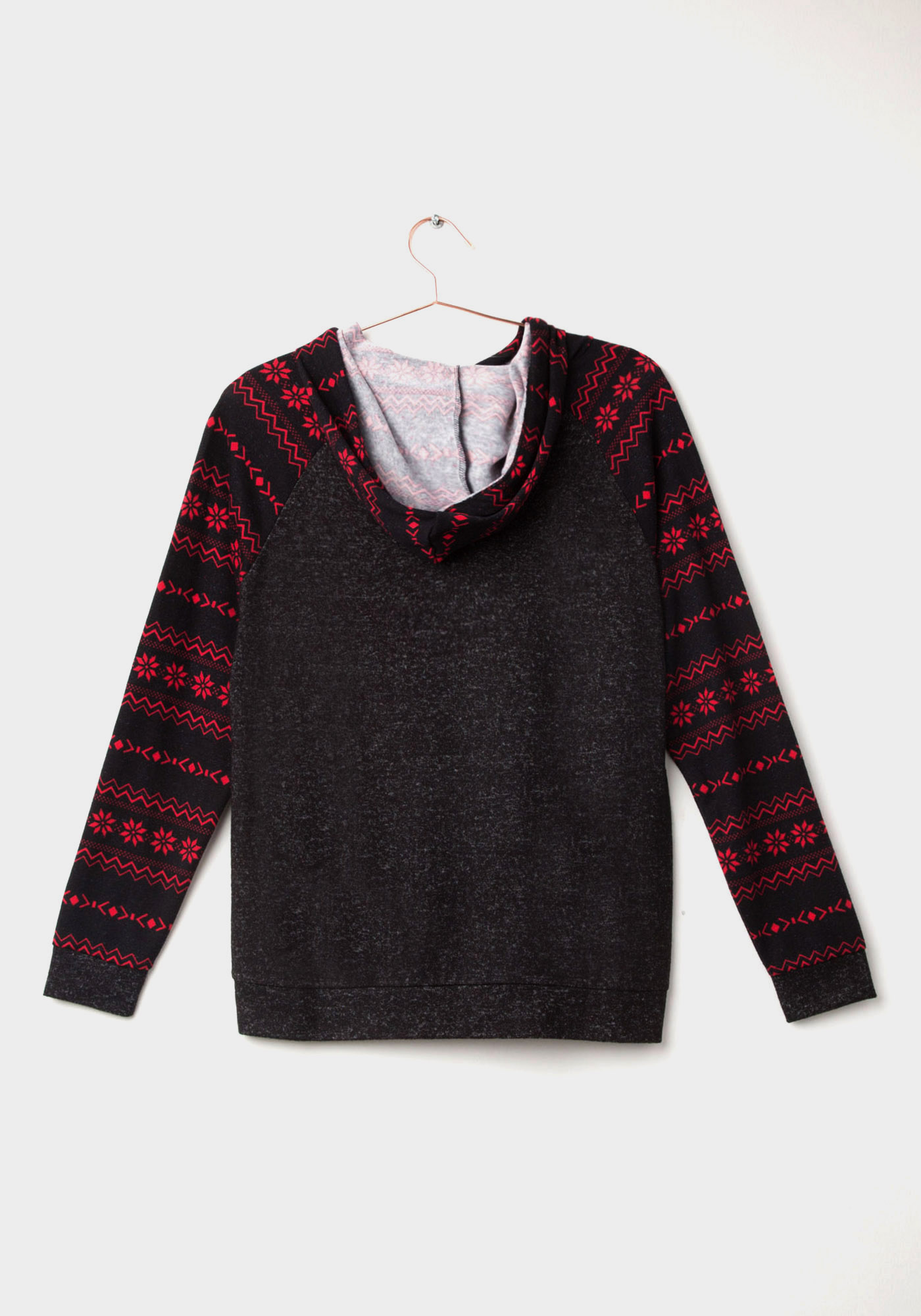 Women's Fairisle Colour Block Hoodie