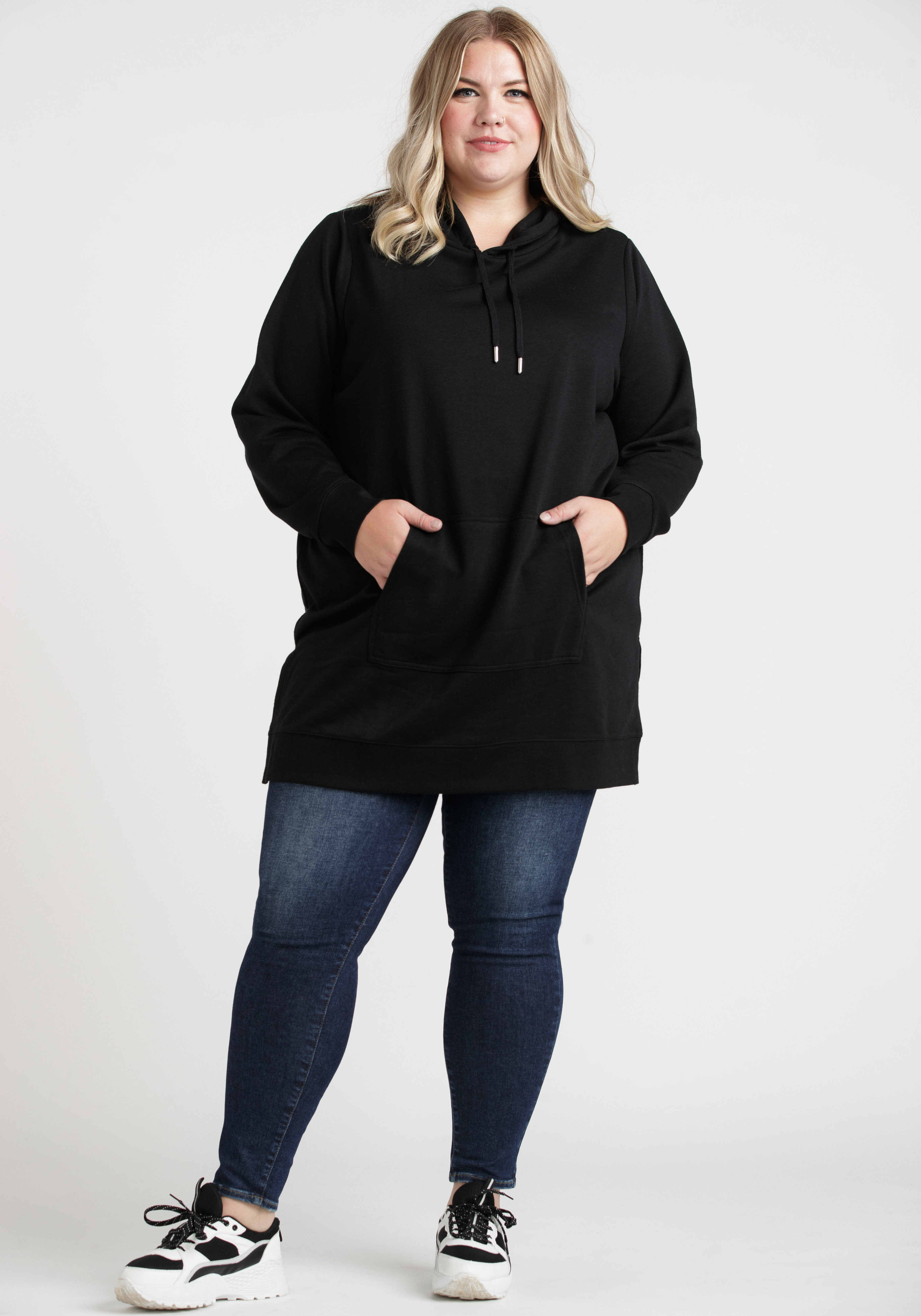 Plus size hot sale hoodie tunic