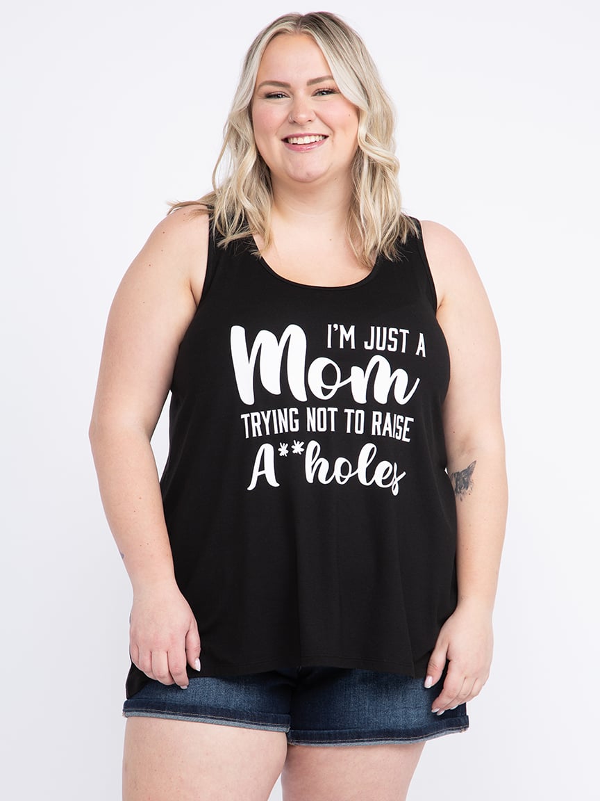 Women's Mom Racerback Tank