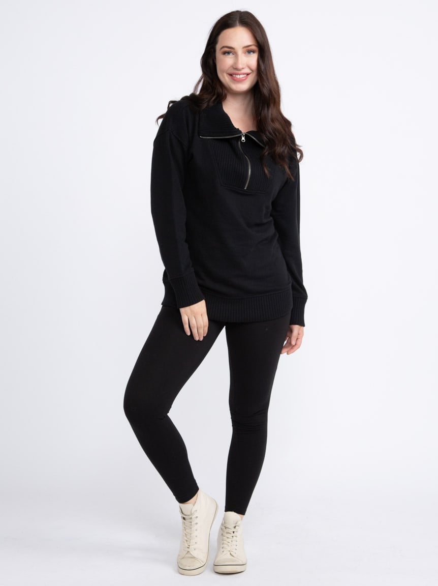 Women's Half Zip Sweatshirt