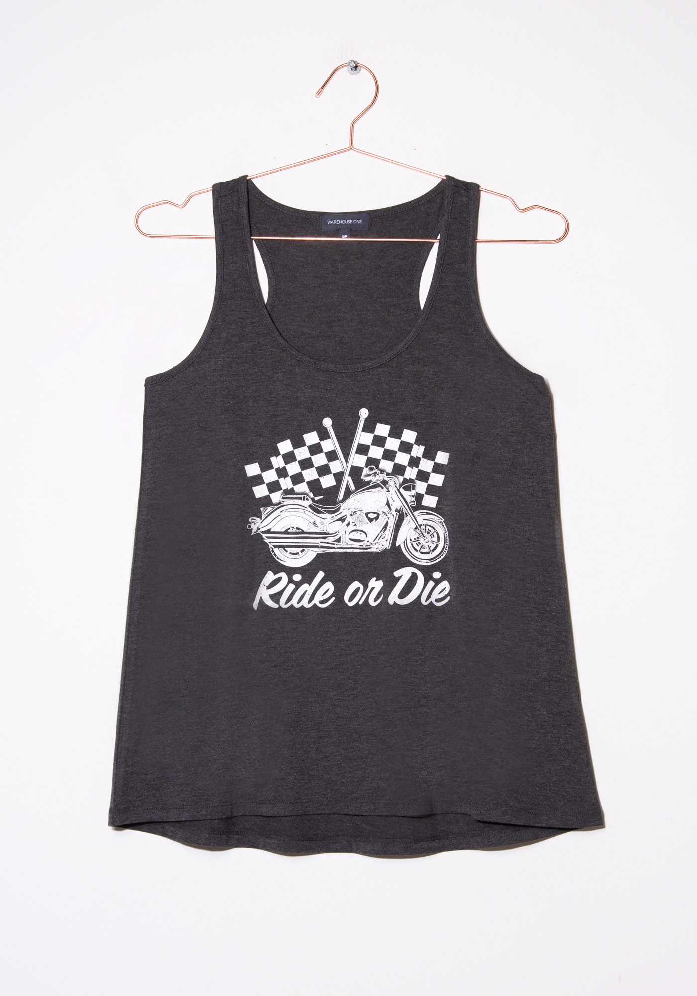 Women's Motorcycle Racerback Tank