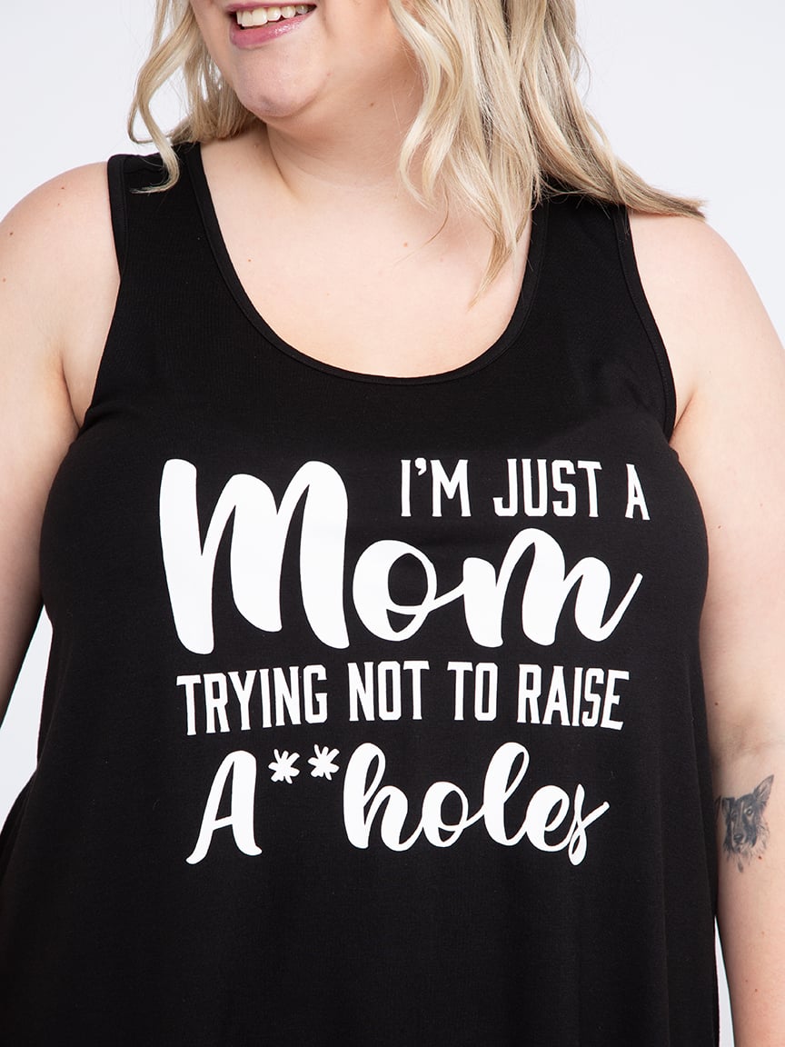 Women's Mom Racerback Tank