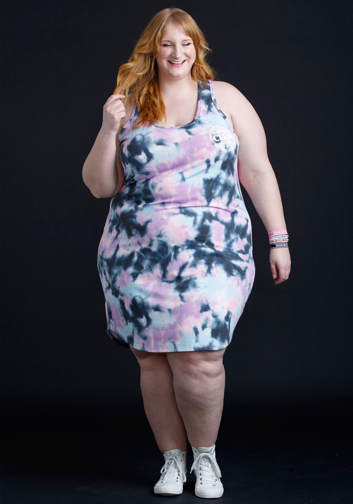 Women's Tie Dye Tank Dress