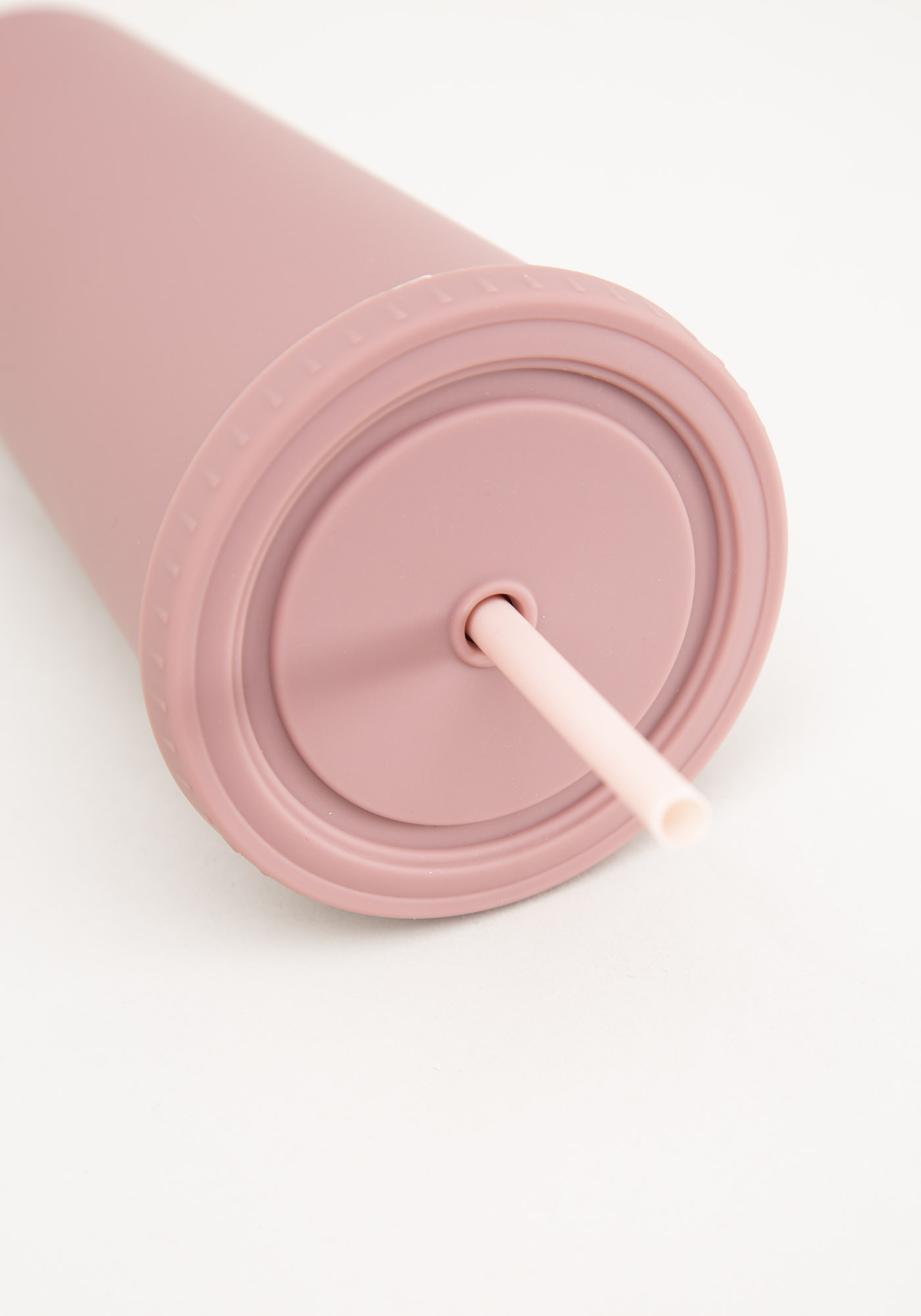 Mauve Rubber Coated Tumbler