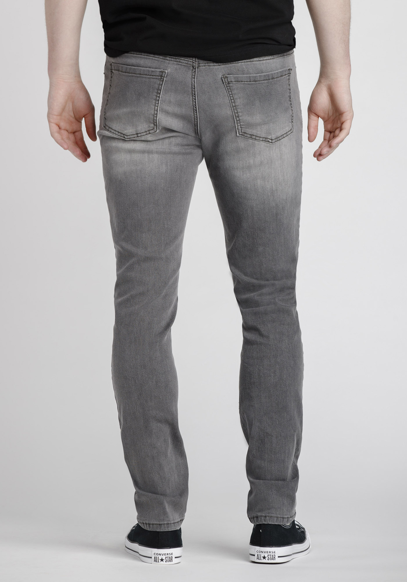 Men's Stone Grey Skinny Jeans