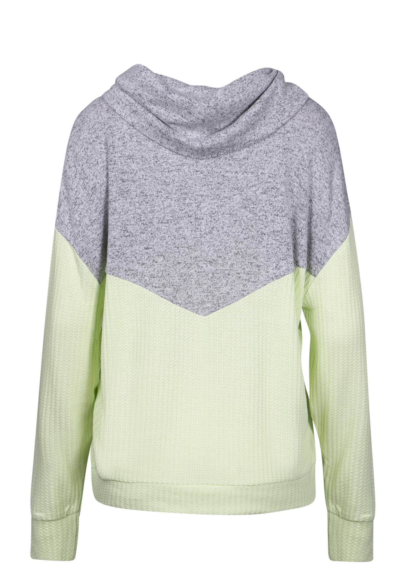 Women's Colour Block Cowl Neck Top