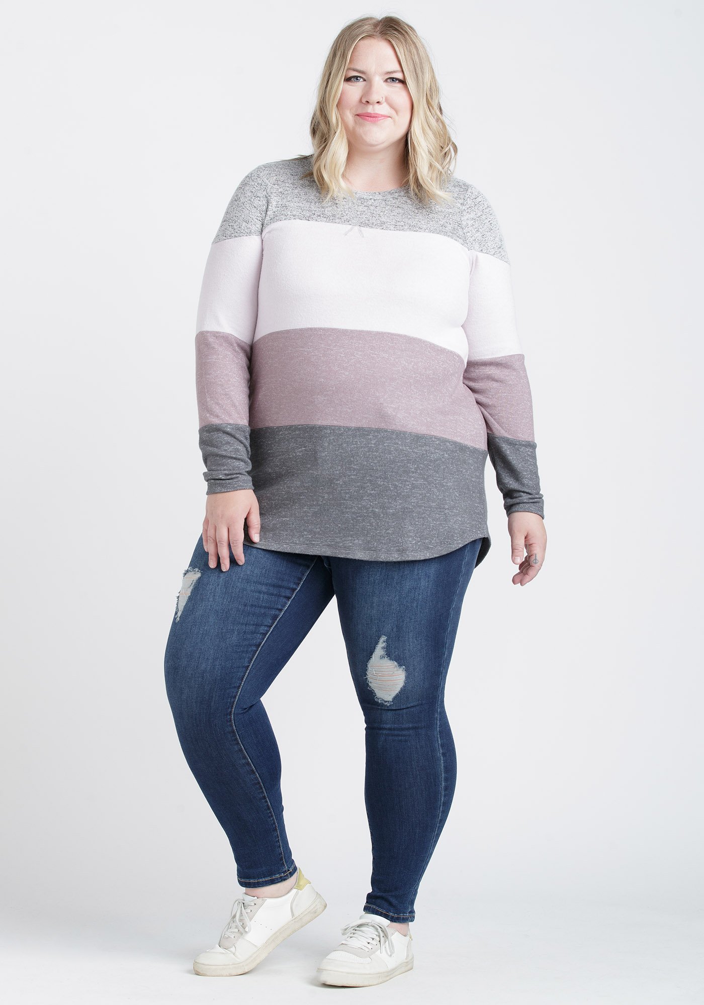 Women's Colour Block Tunic