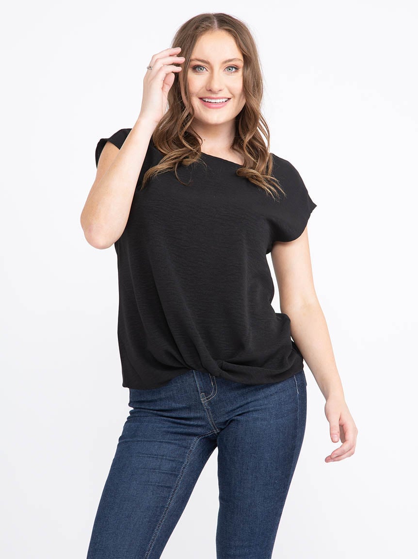 Women's Twist Hem Blouse