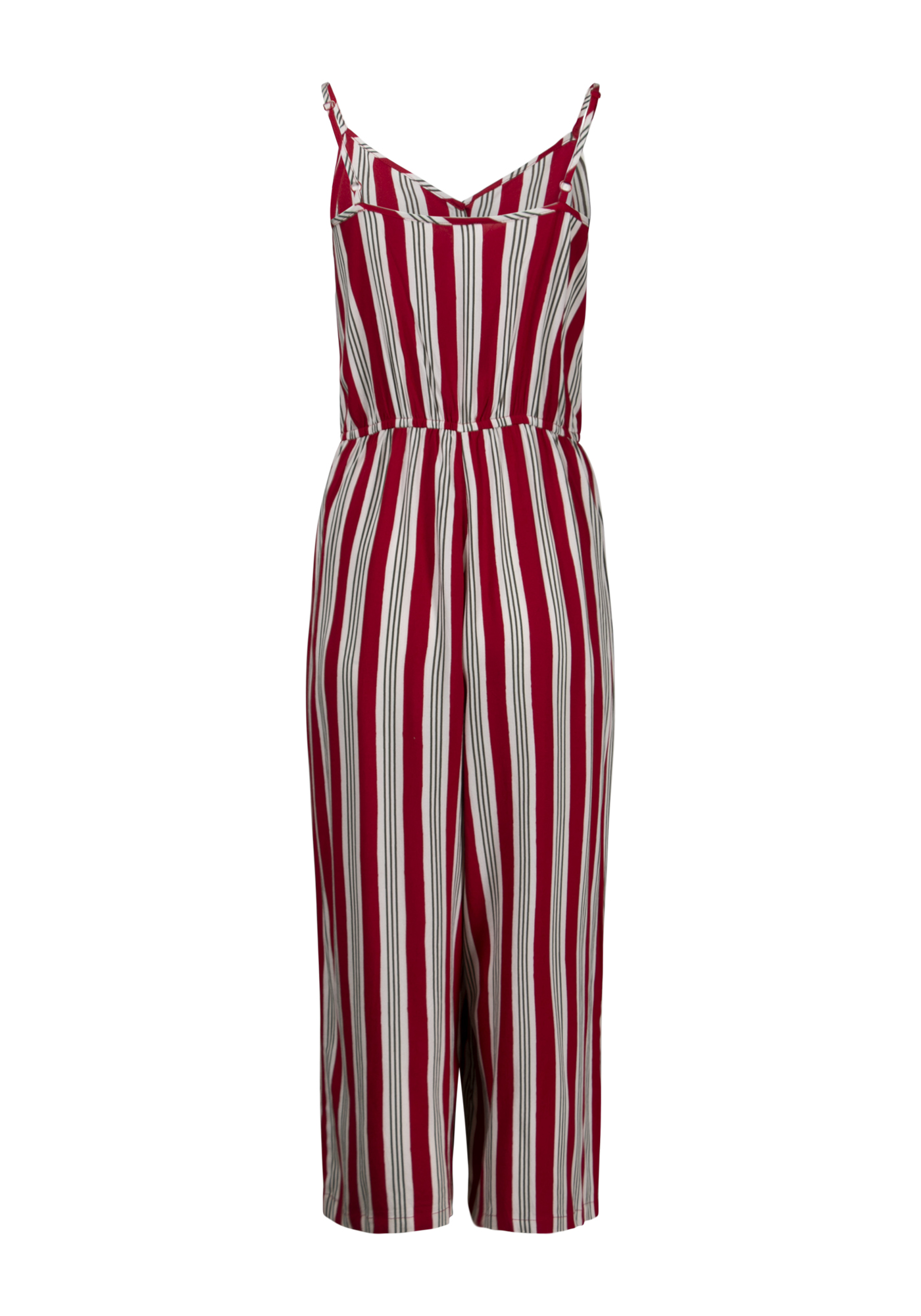 Women's Striped Tie Jumpsuit