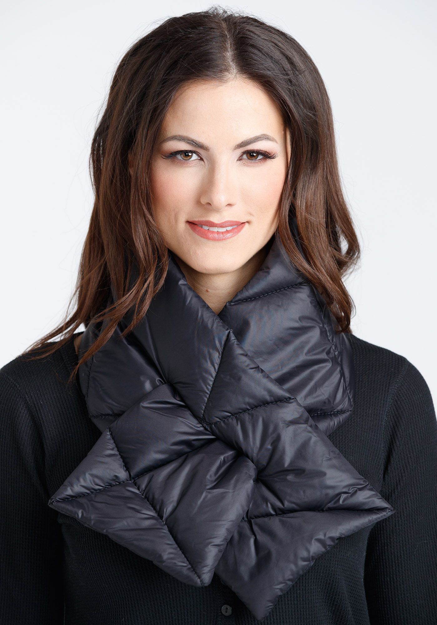 Pull Through Puffer Scarf