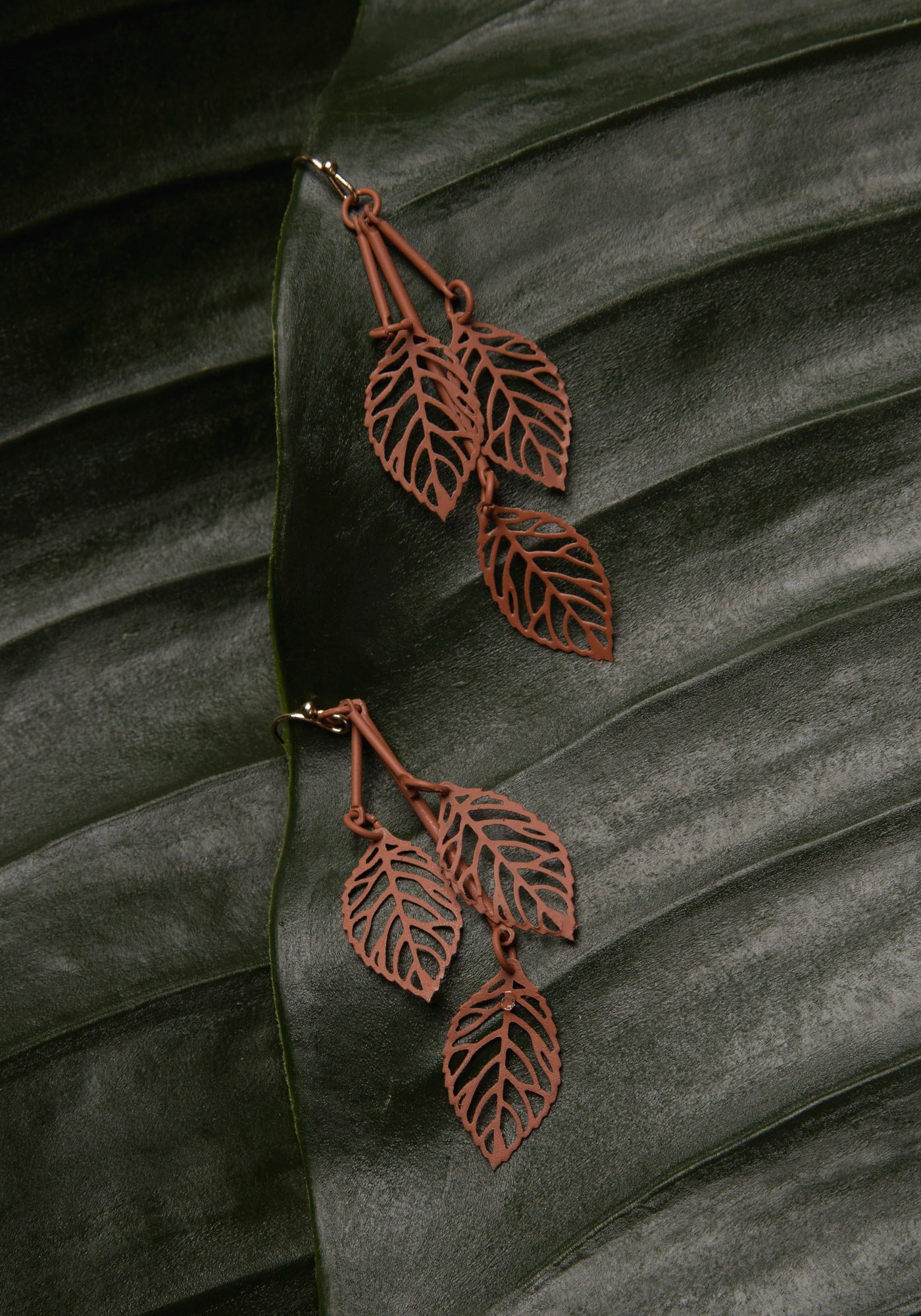 Women's Leaf Drop Earrings