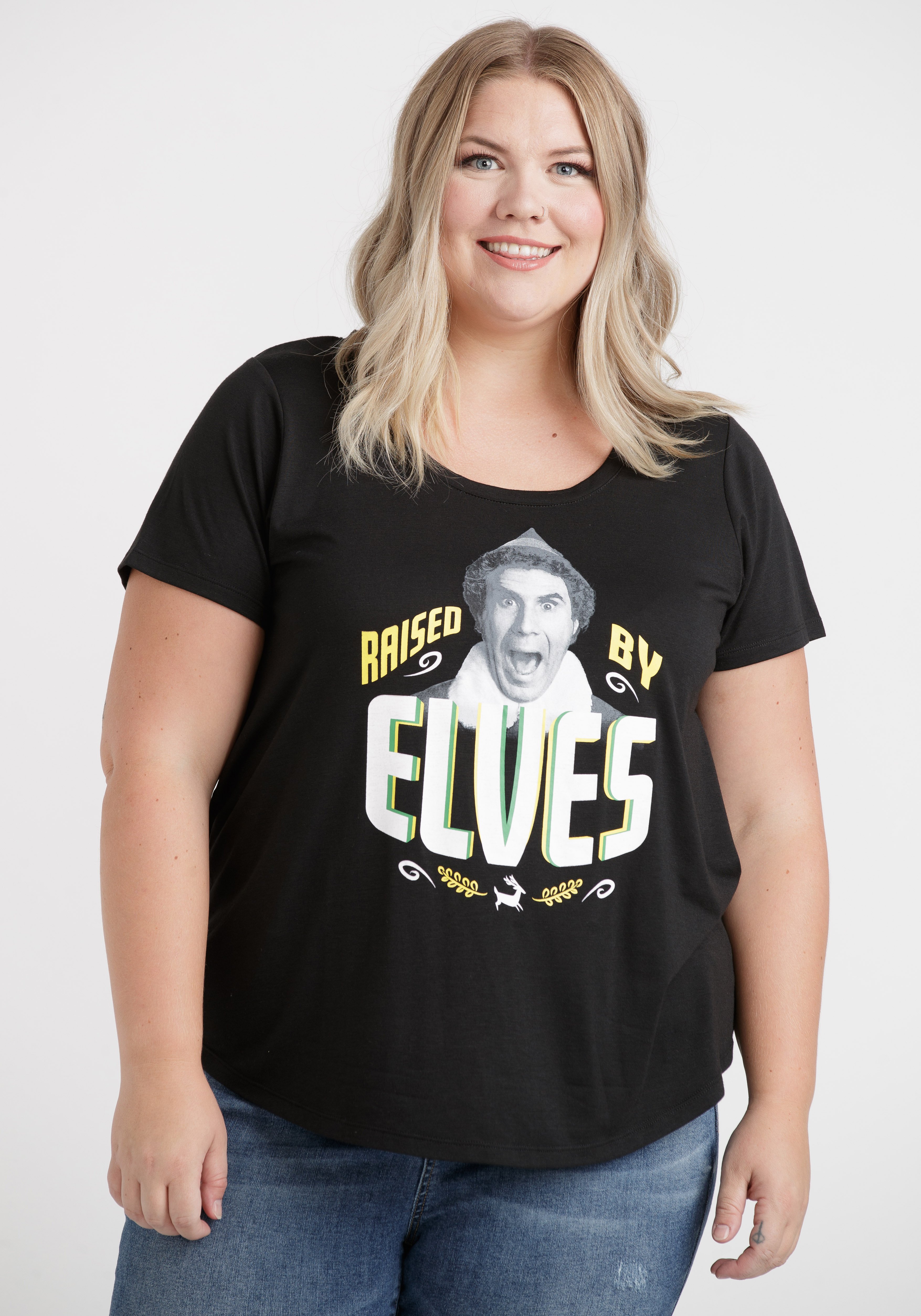 Women's Elf Scoop Neck Tee