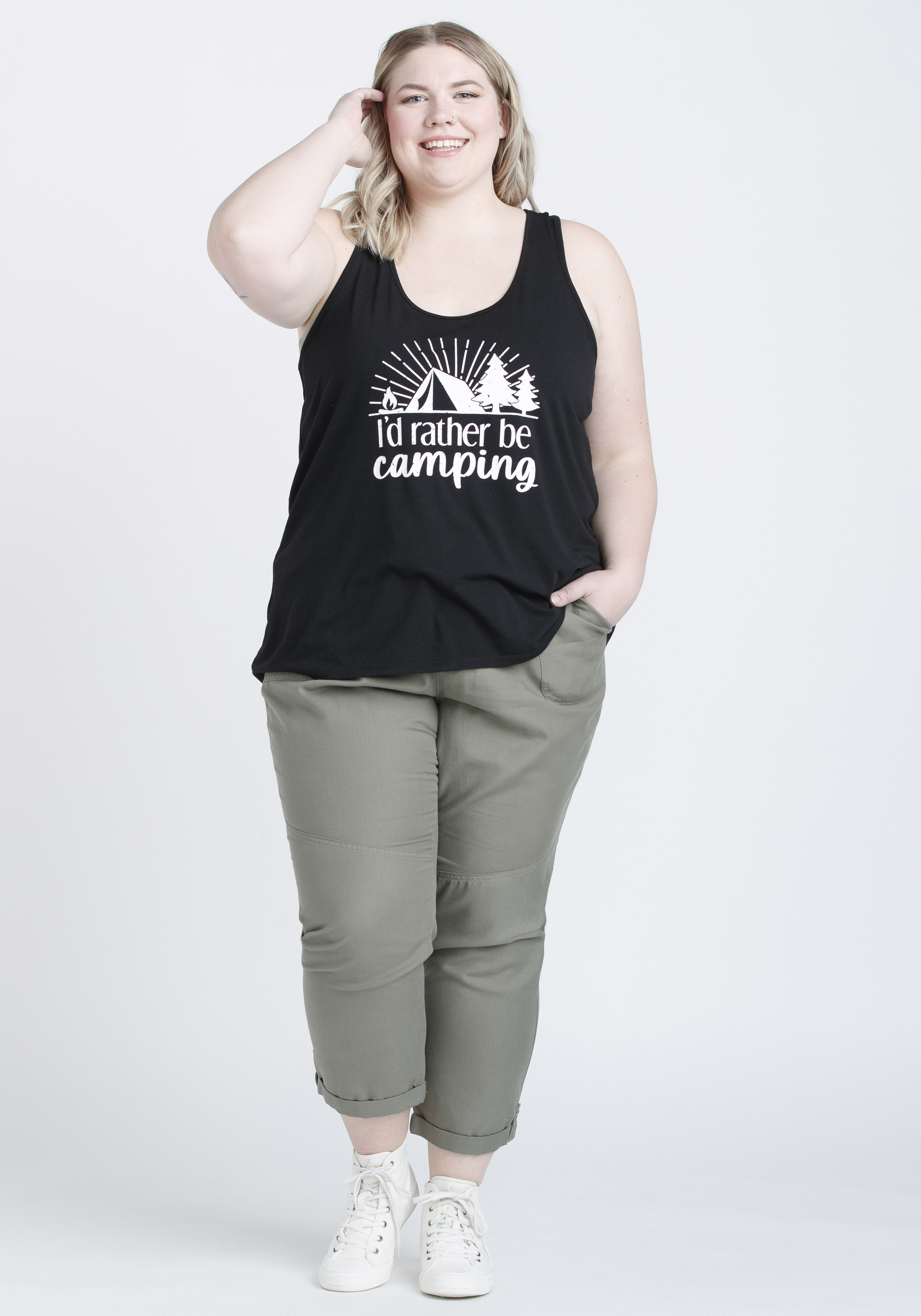 Women's Camping Keyhole Tank