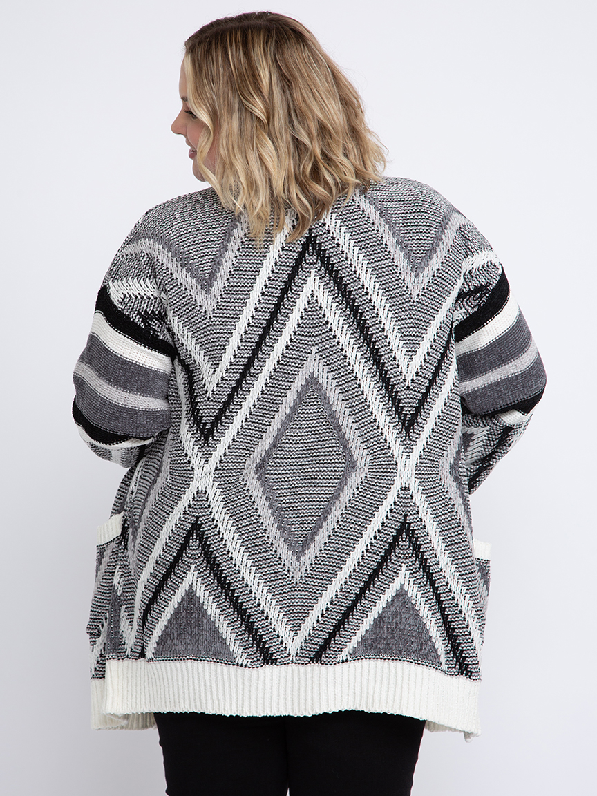 Women's Geometric Cardigan