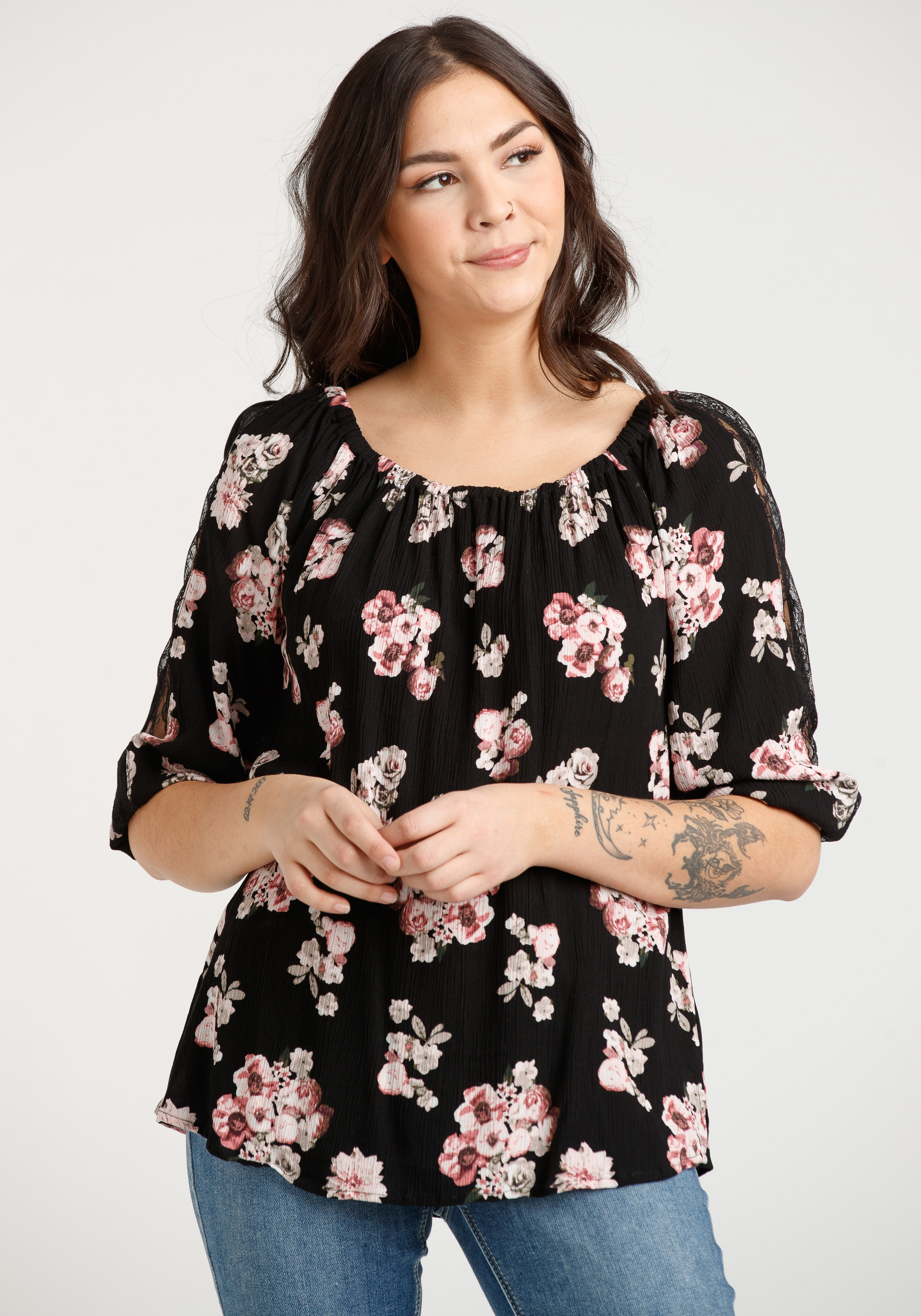 Women's Floral Blouse