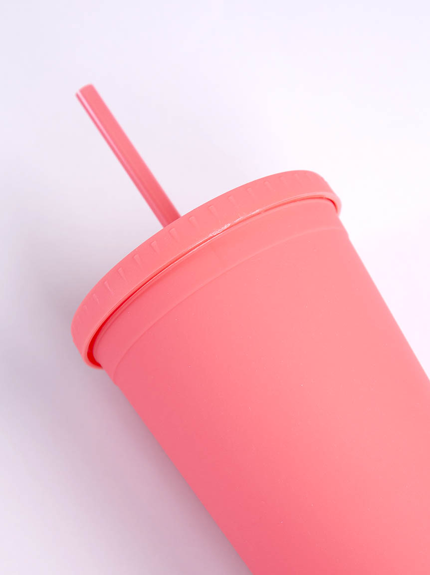 24oz Coated Beverage Tumbler