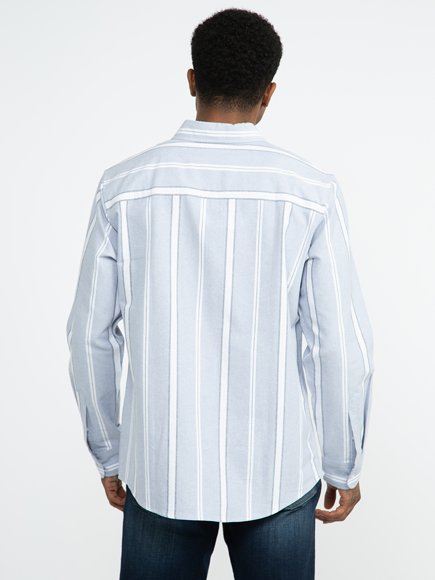 Men's Stripped Oxford Shirt