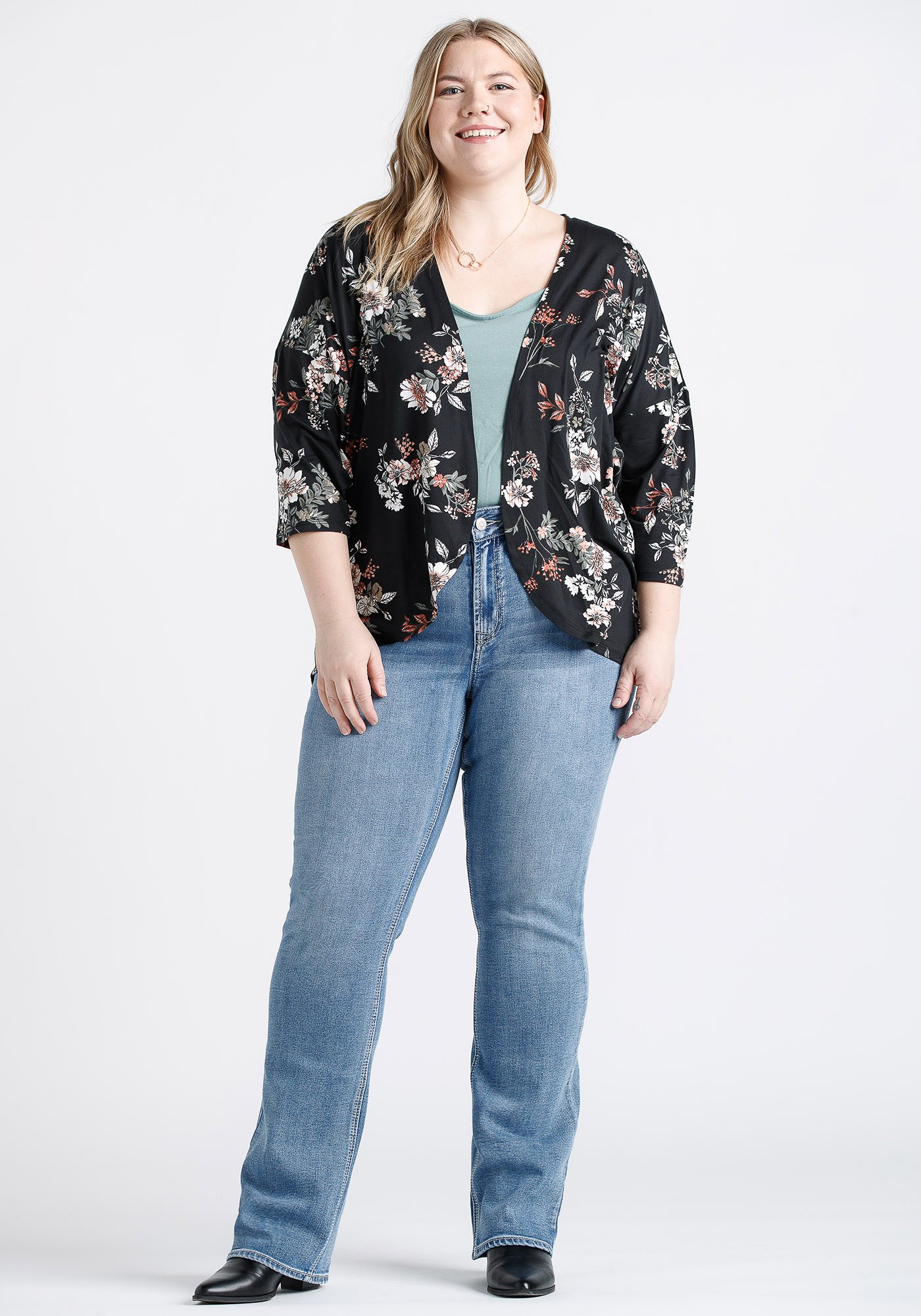 Women's Floral Cardigan