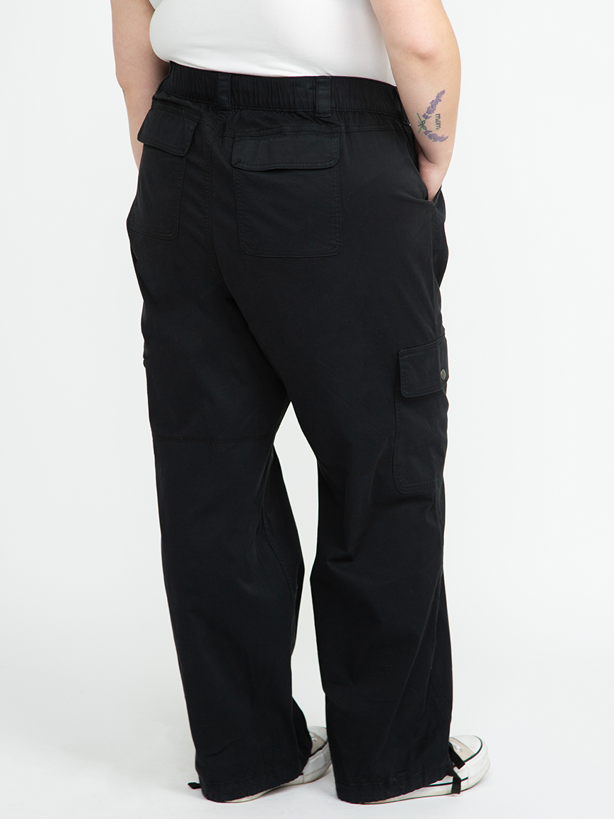 Women's Plus 2 Button Baggy Cargo Pants