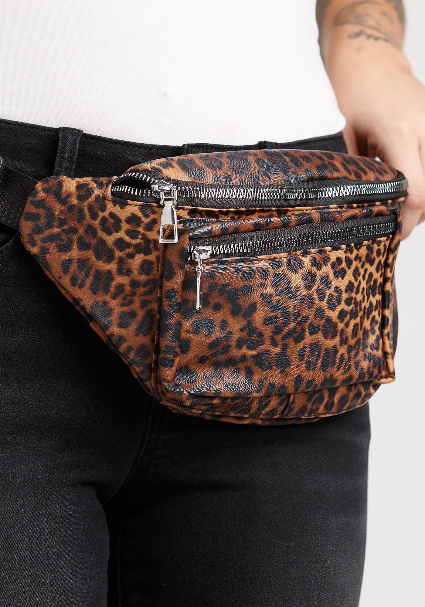 Animal Print PU Belt