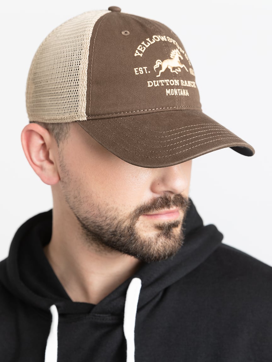 Men's Yellowstone Horse Embroidery Hat