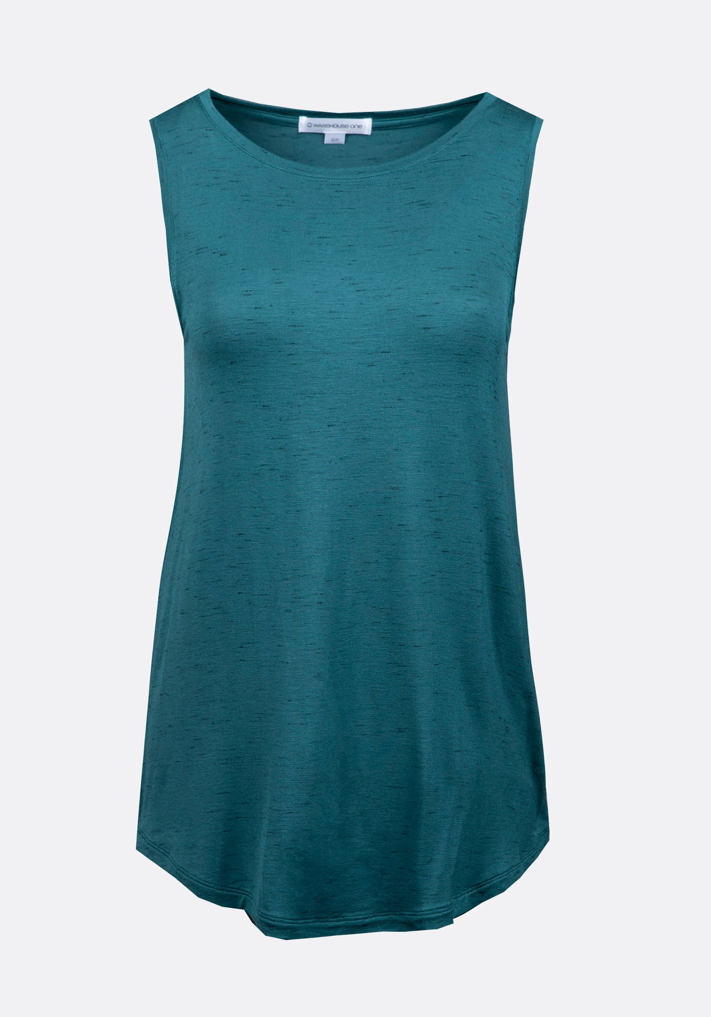 Women's High Neck Space Dye Tank