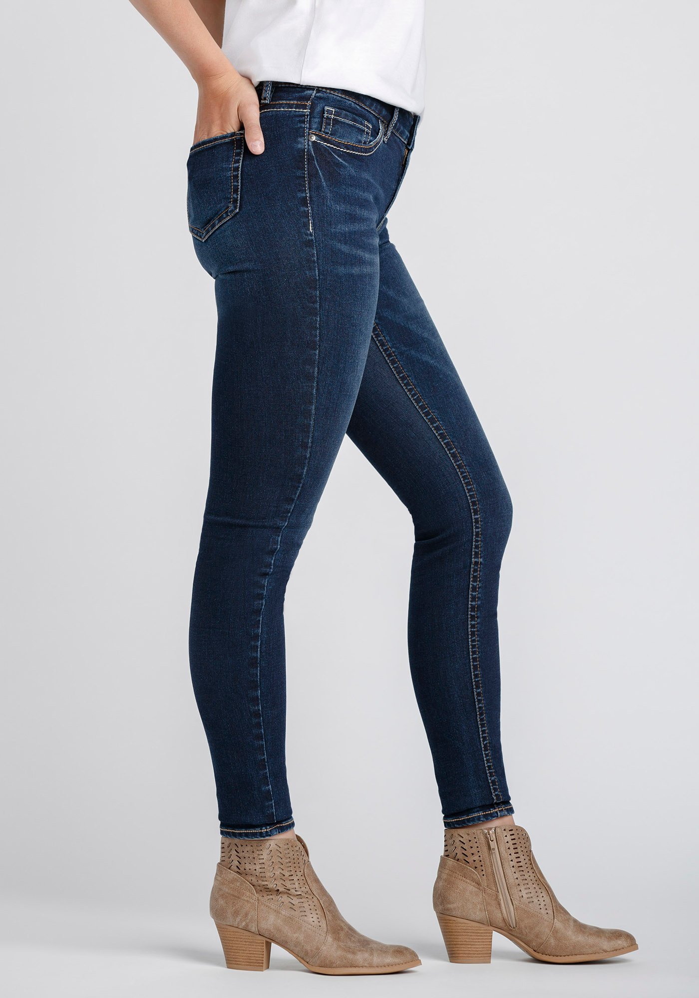 Women's Indigo Wash Skinny Jeans